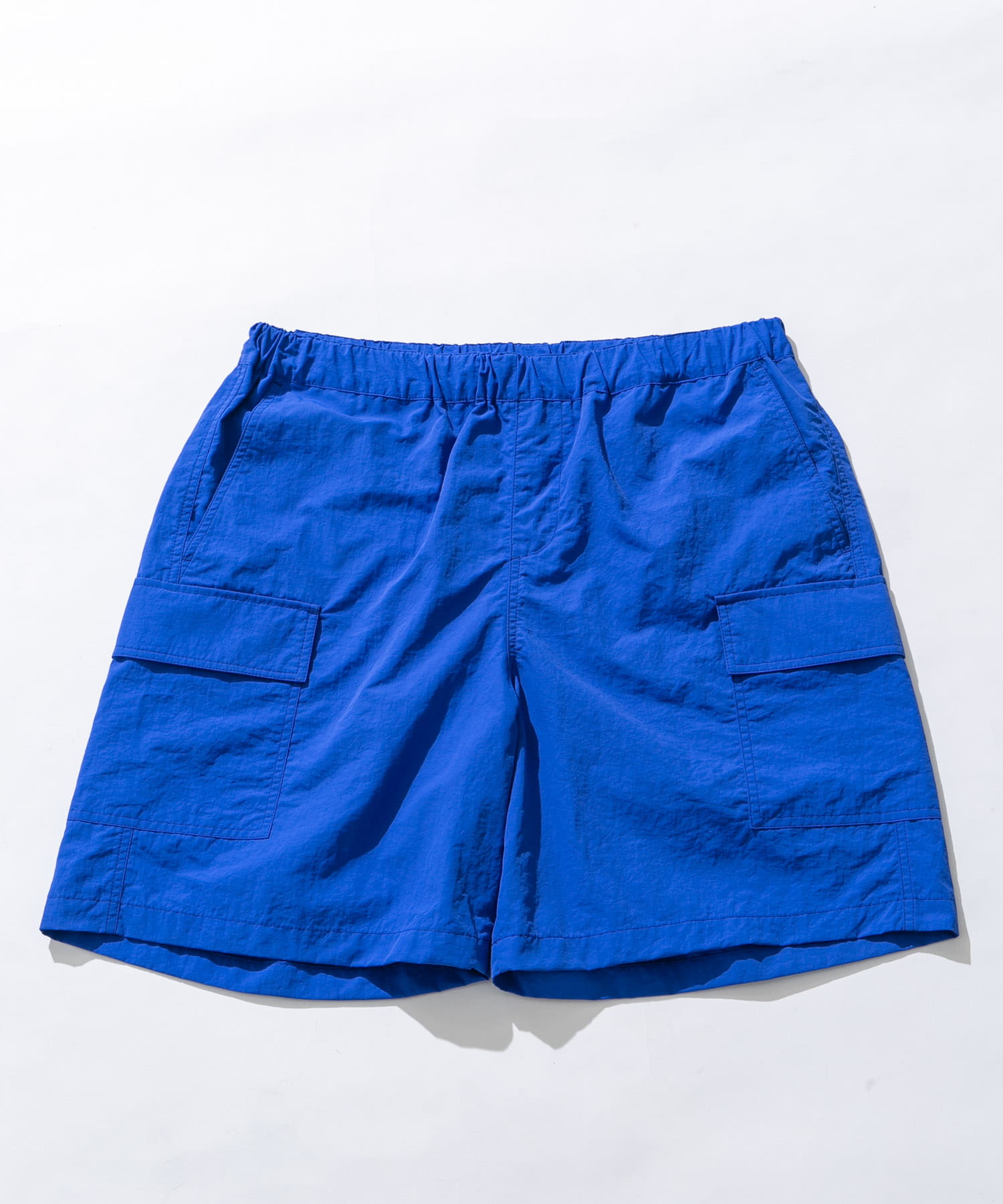 ナイロンカーゴショートパンツ ブルー M