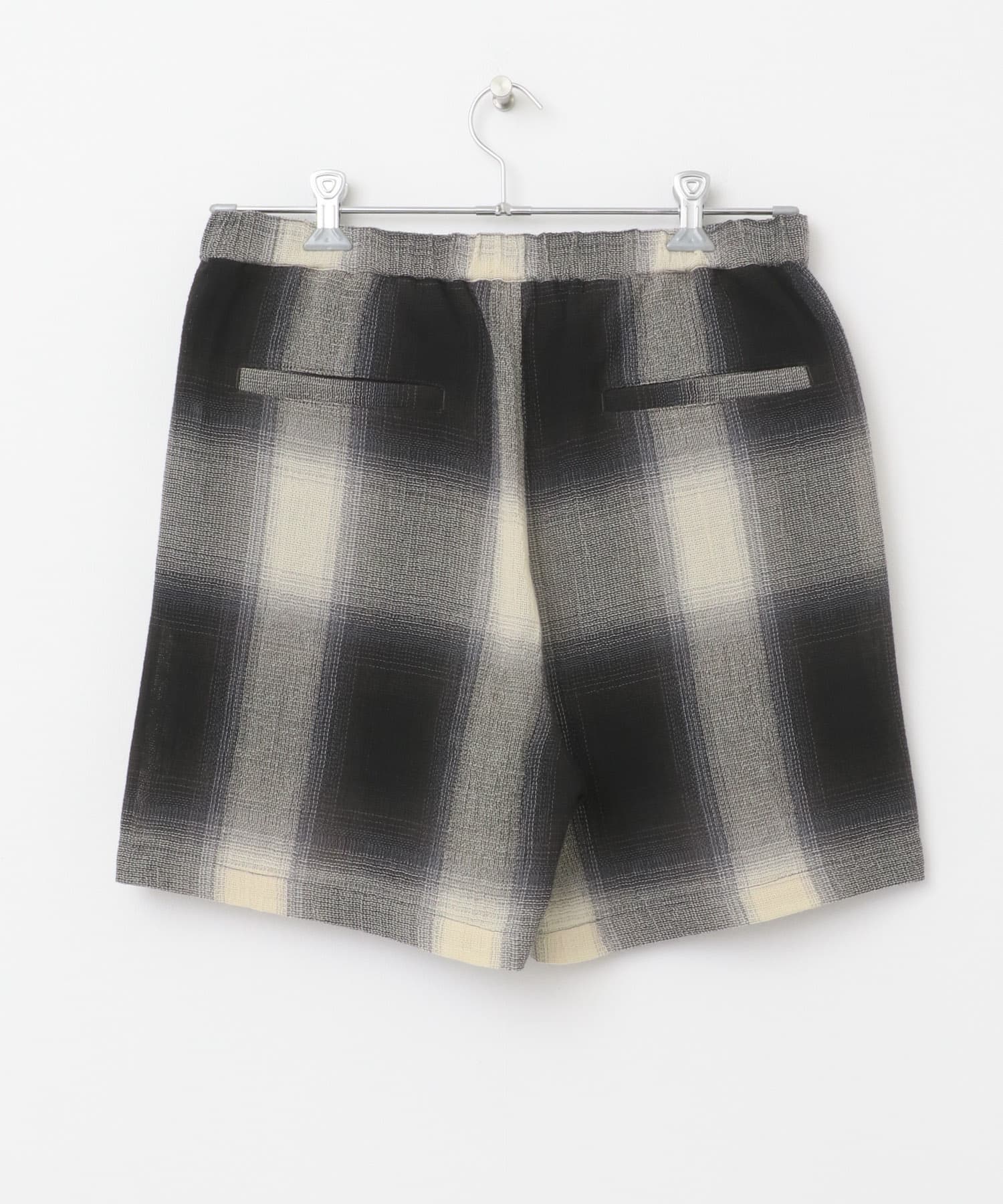 Resurrection ネイビー/ホワイトチェック ハーフパンツ Resurrection