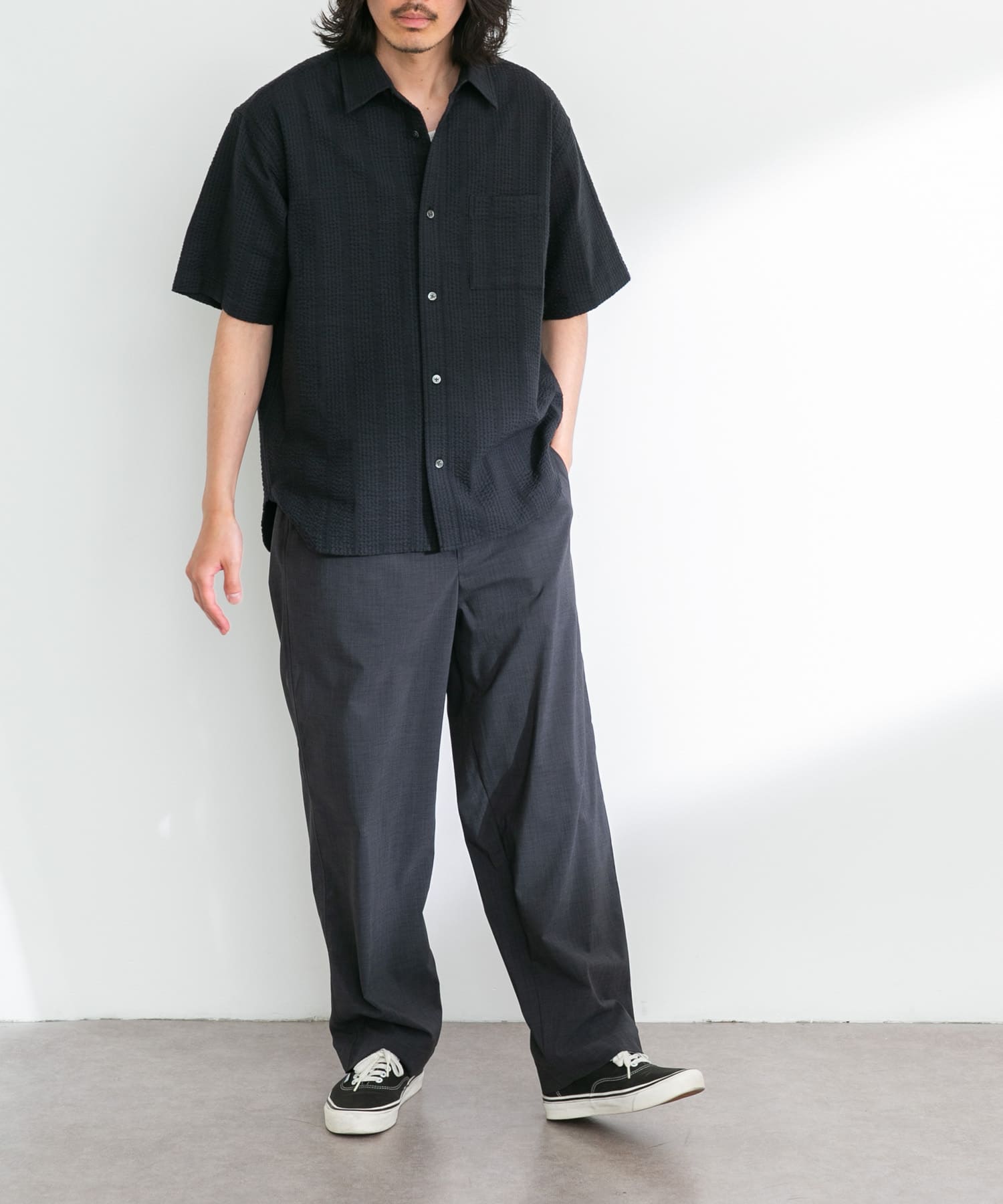 身長：180cm 体重：60kg サイズ：L
