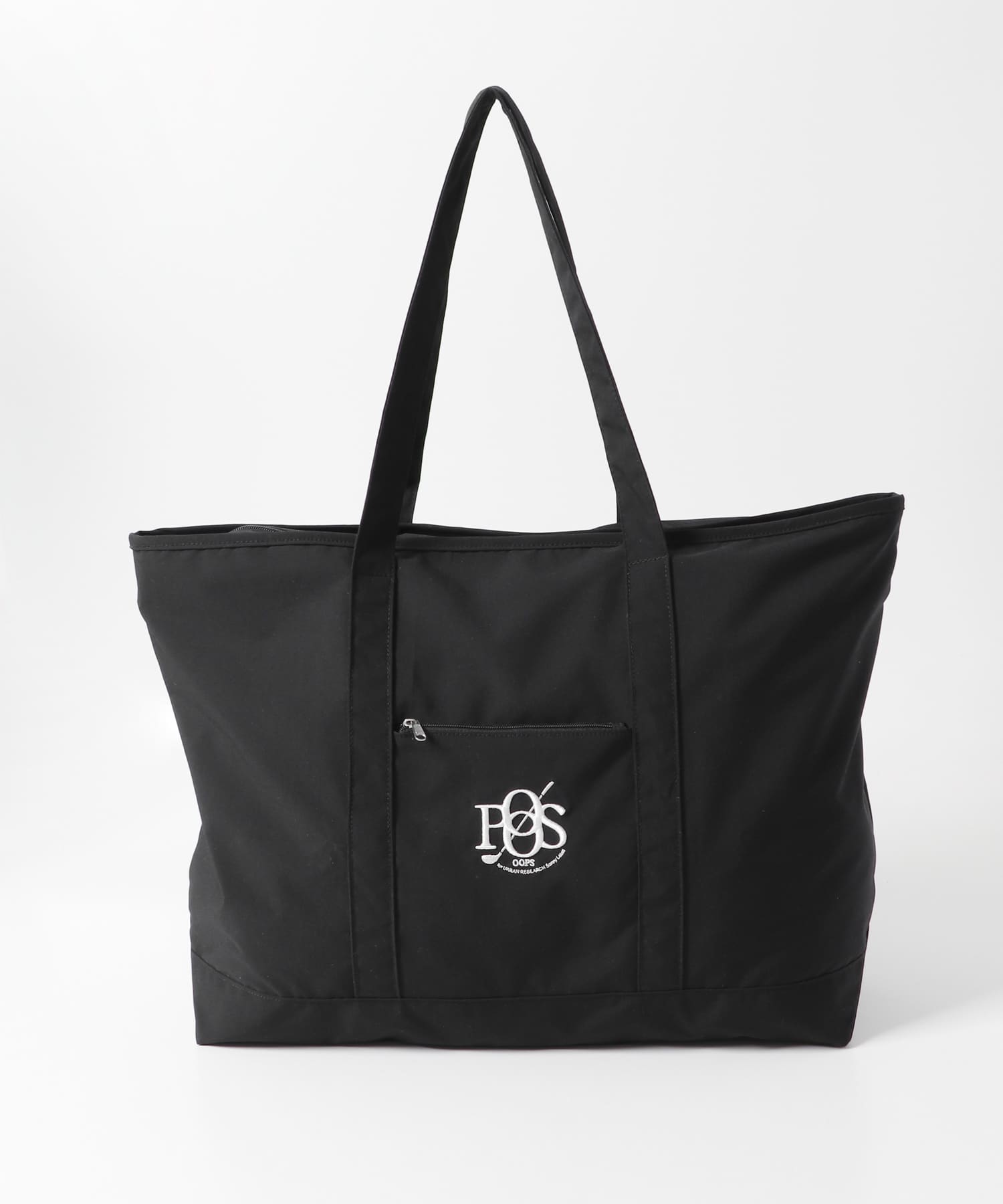 OOPS　ロゴマークトート BLACK one