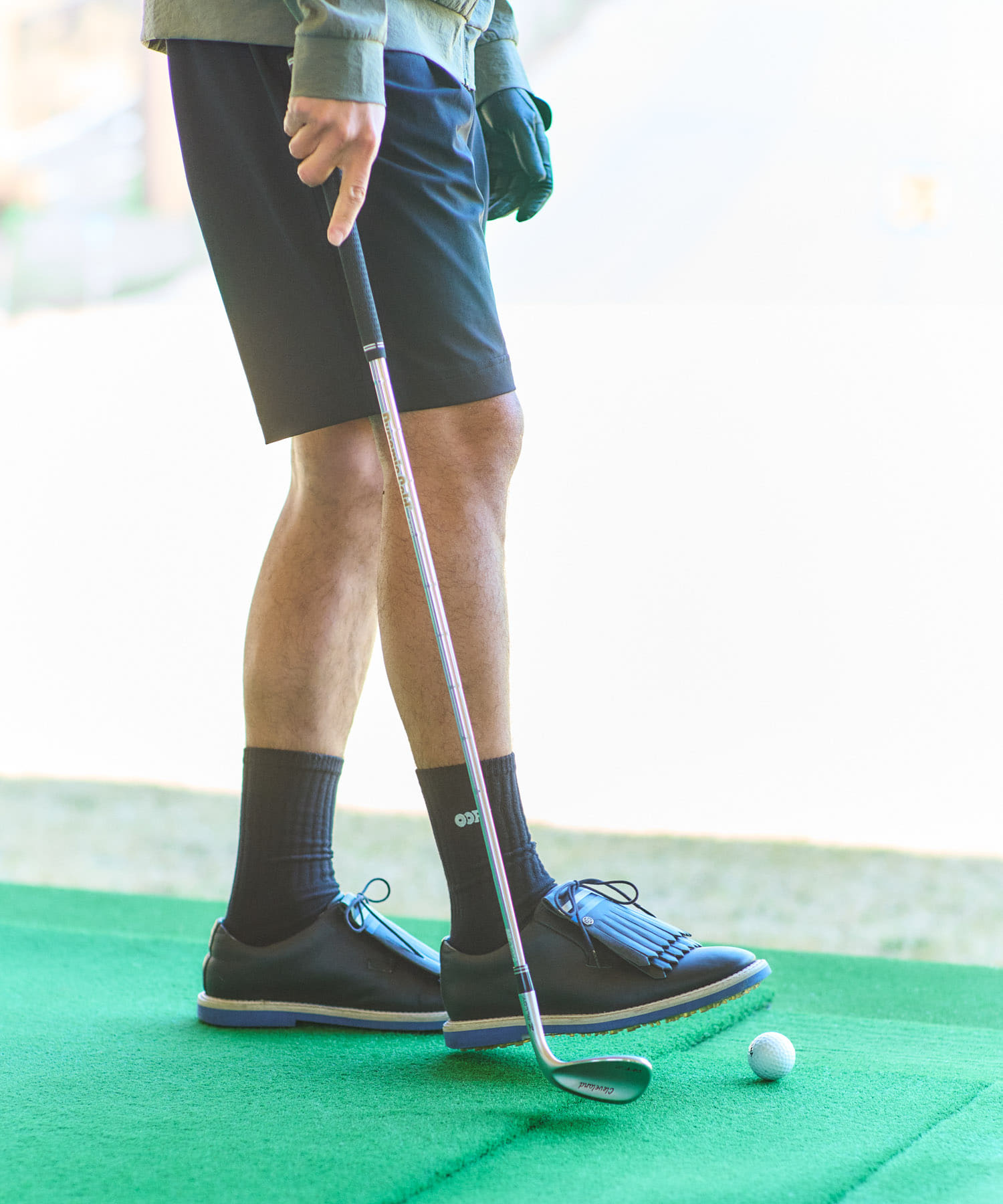 OOPS　ロゴ刺繍ソックス