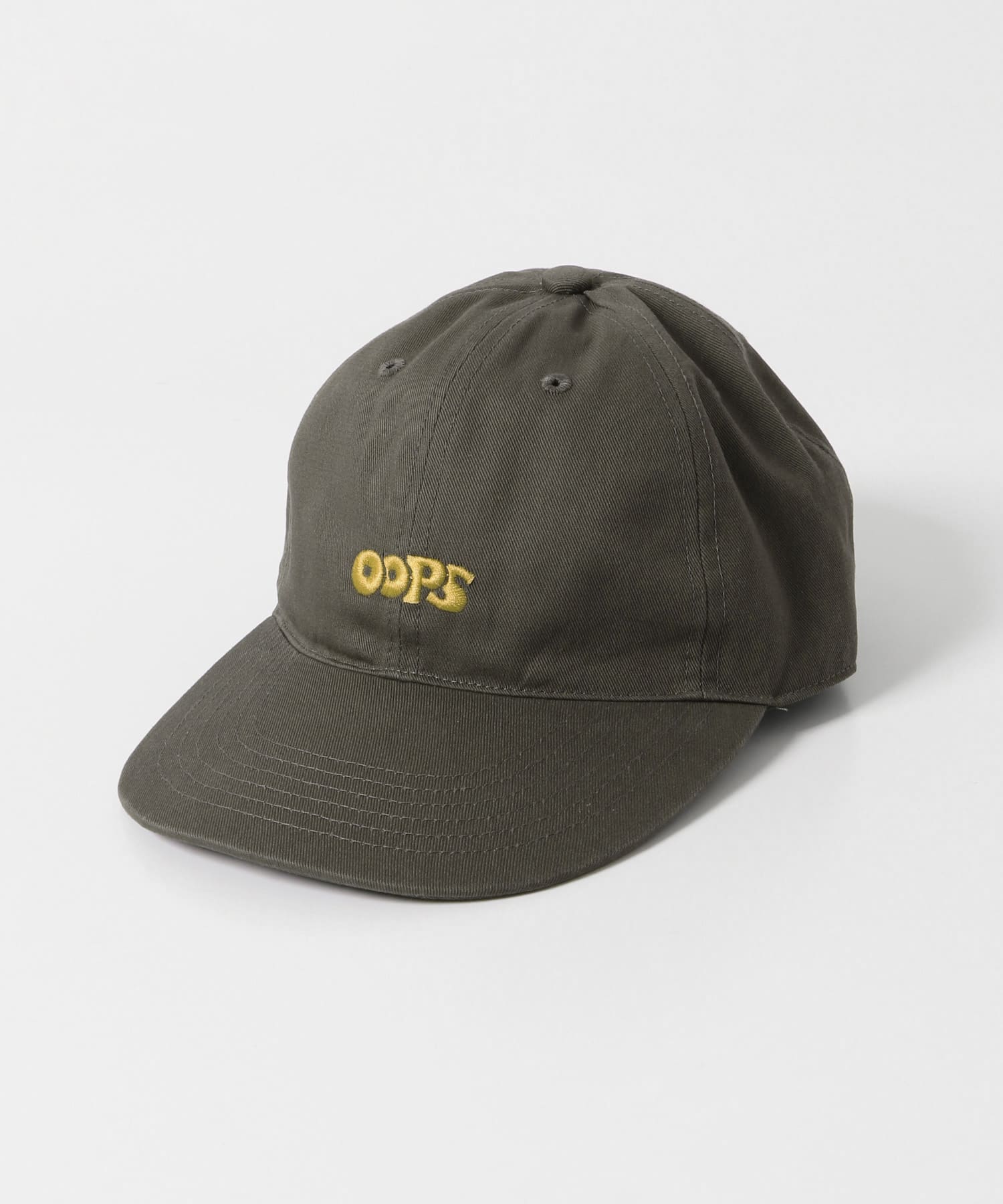 OOPS　ロゴキャップ KHAKI one