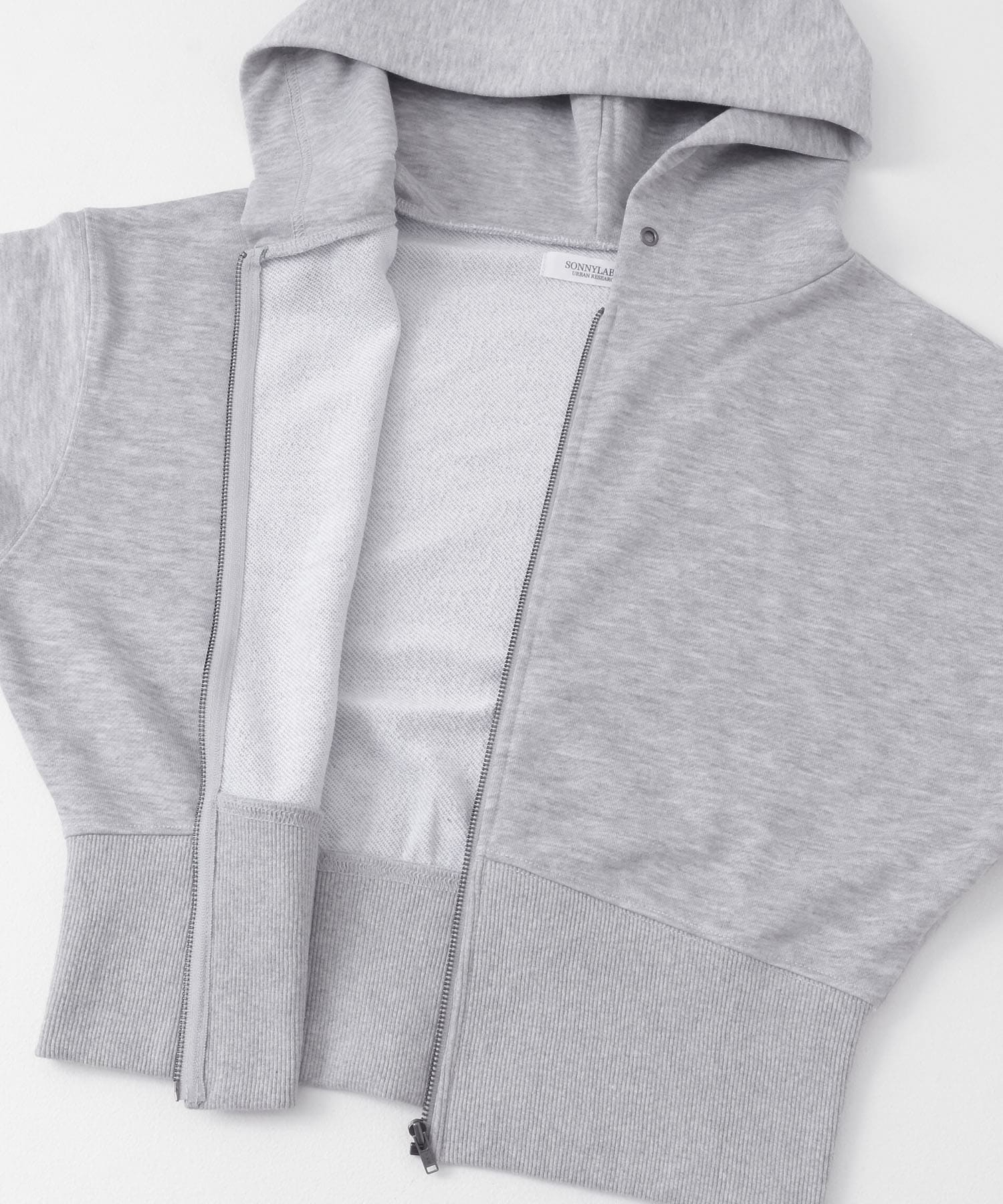 SLAB　Short Zip Parka 杢グレー FREE