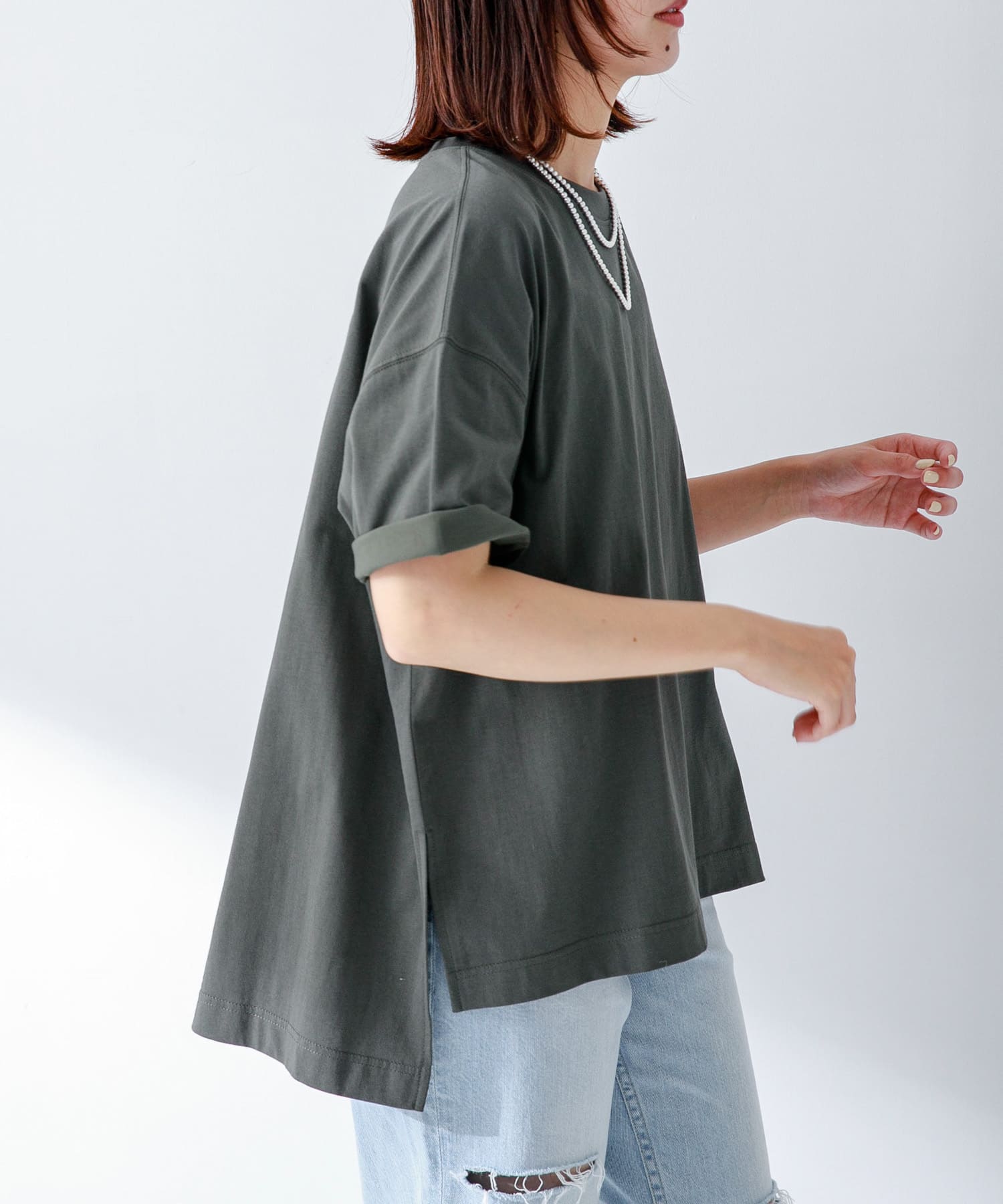 SHELTECH オーバーサイズTシャツ