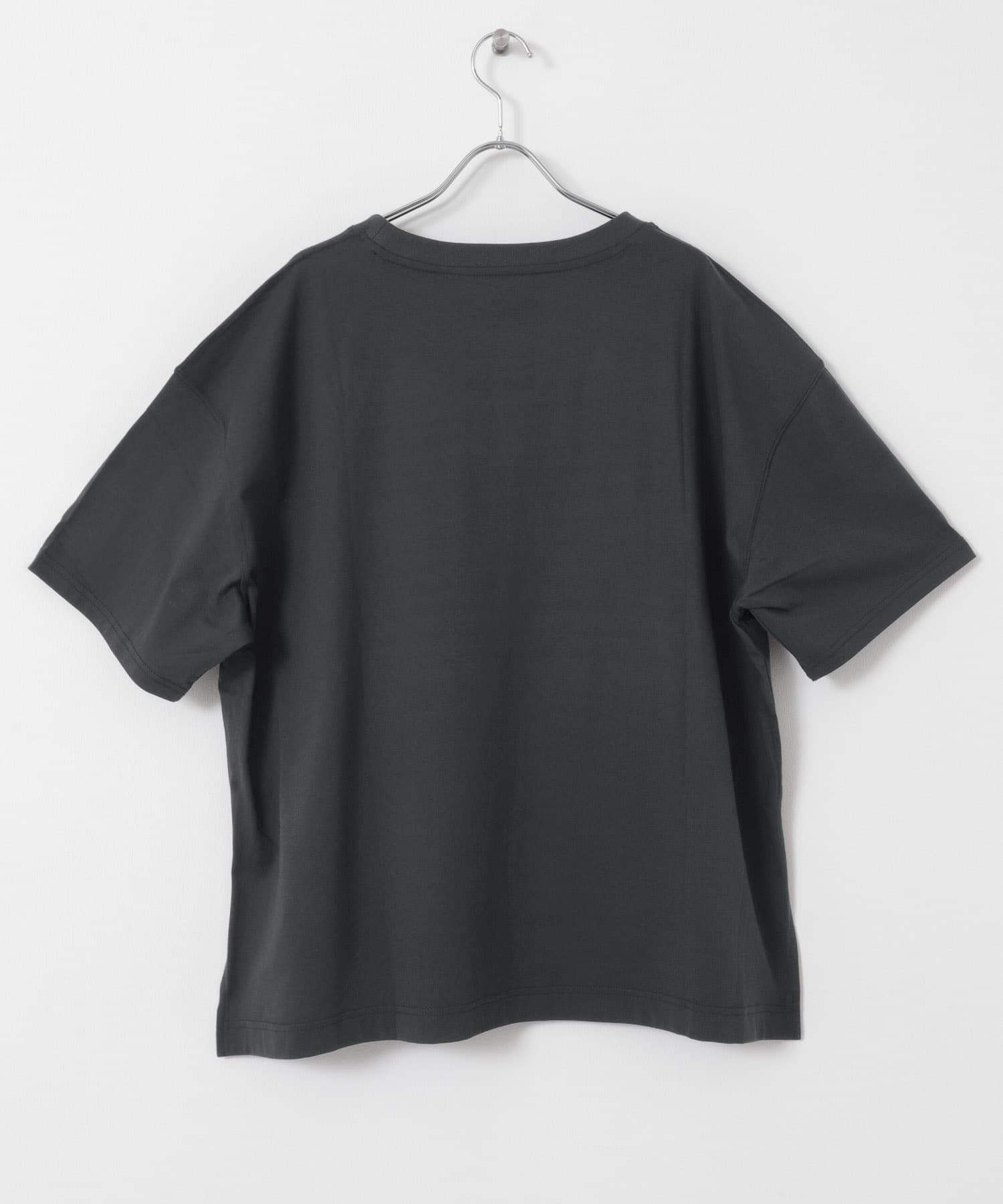 SHELTECH オーバーサイズTシャツ ブラック FREE