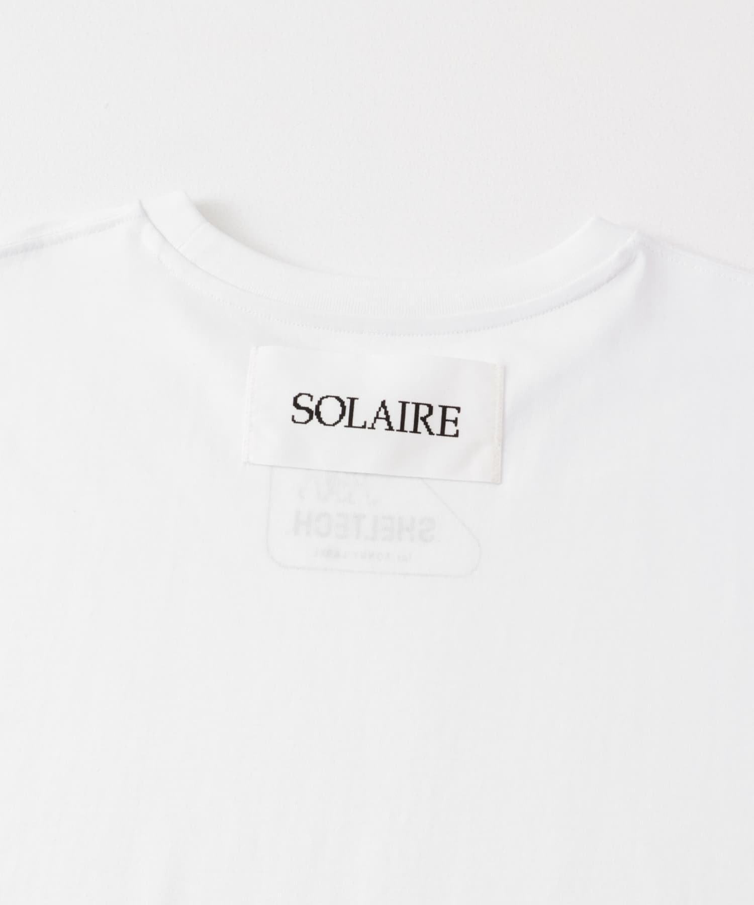 SHELTECH クロップドTシャツ オフ FREE