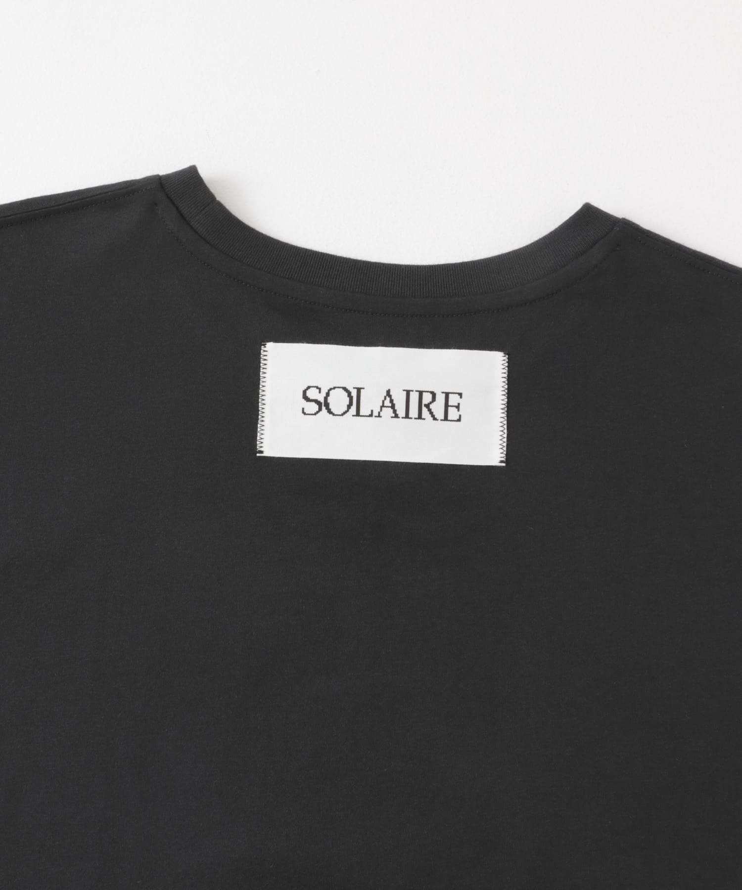 SHELTECH クロップドTシャツ ブラック FREE