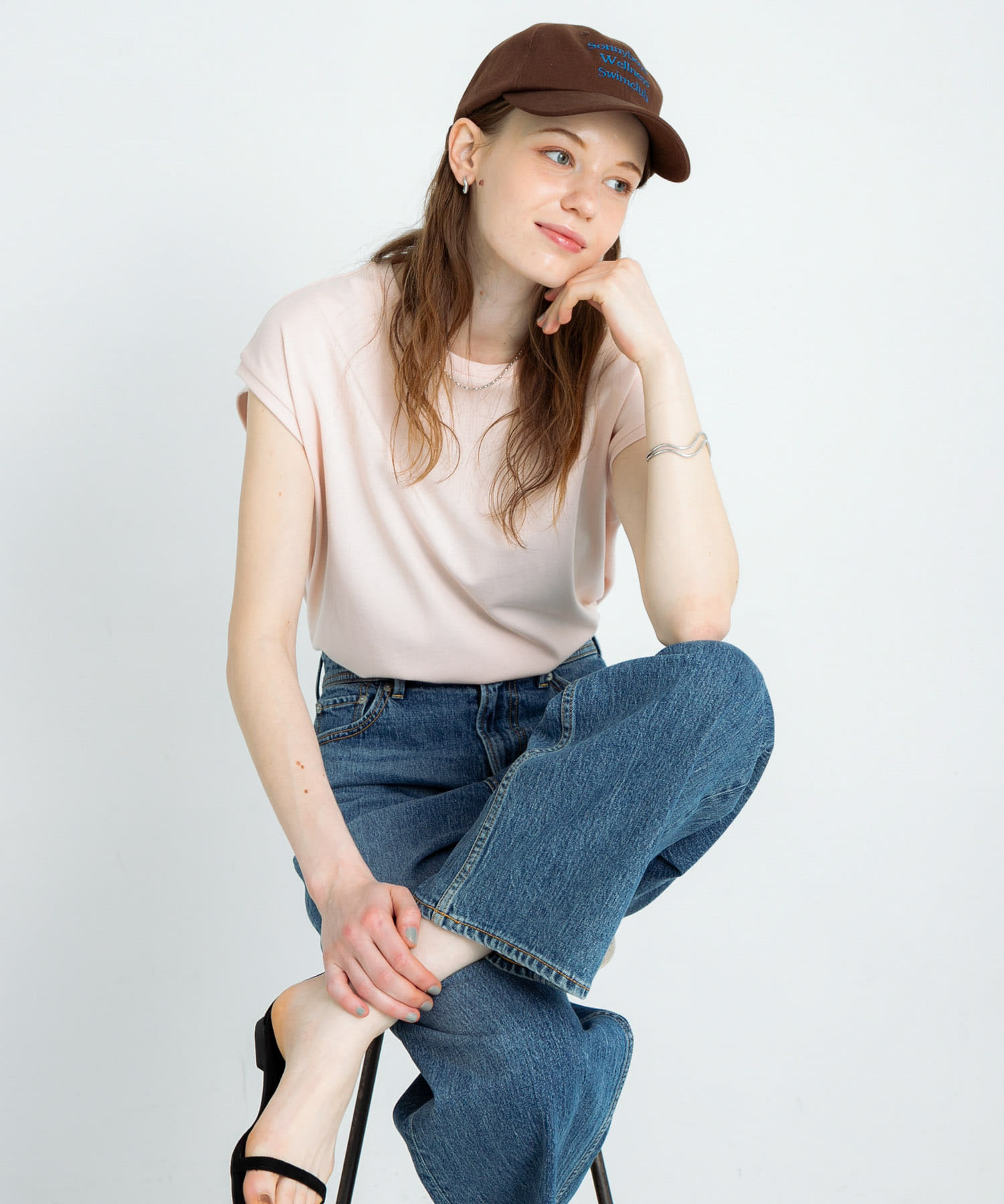 『UR TECH ひやサラクール』フレンチスリーブTシャツ