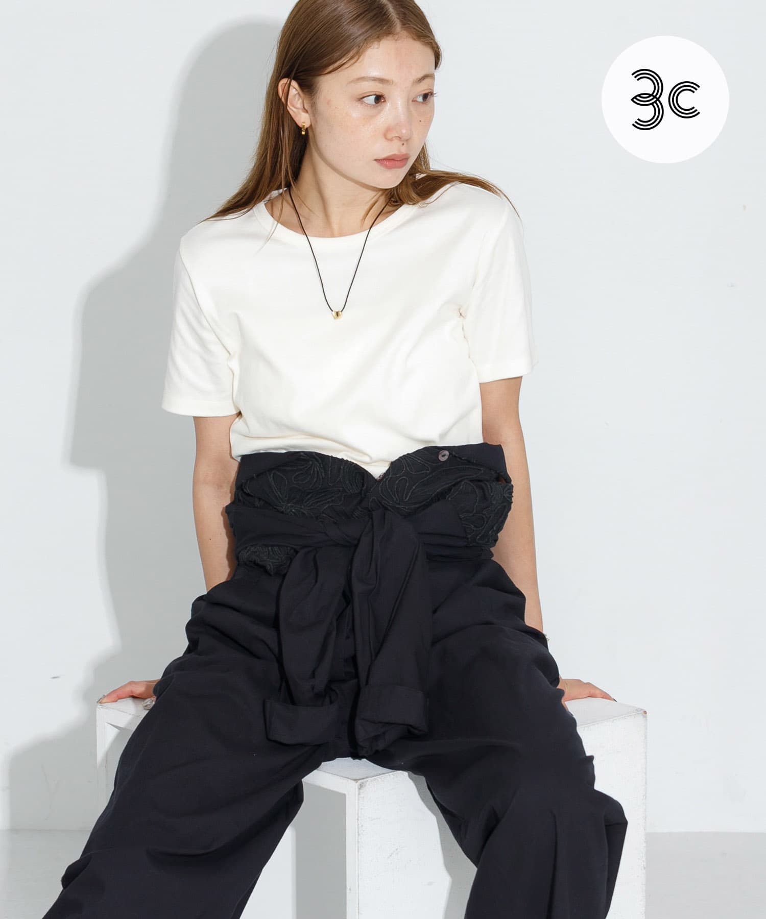 オーガニックコットンコンパクトスムースTシャツ