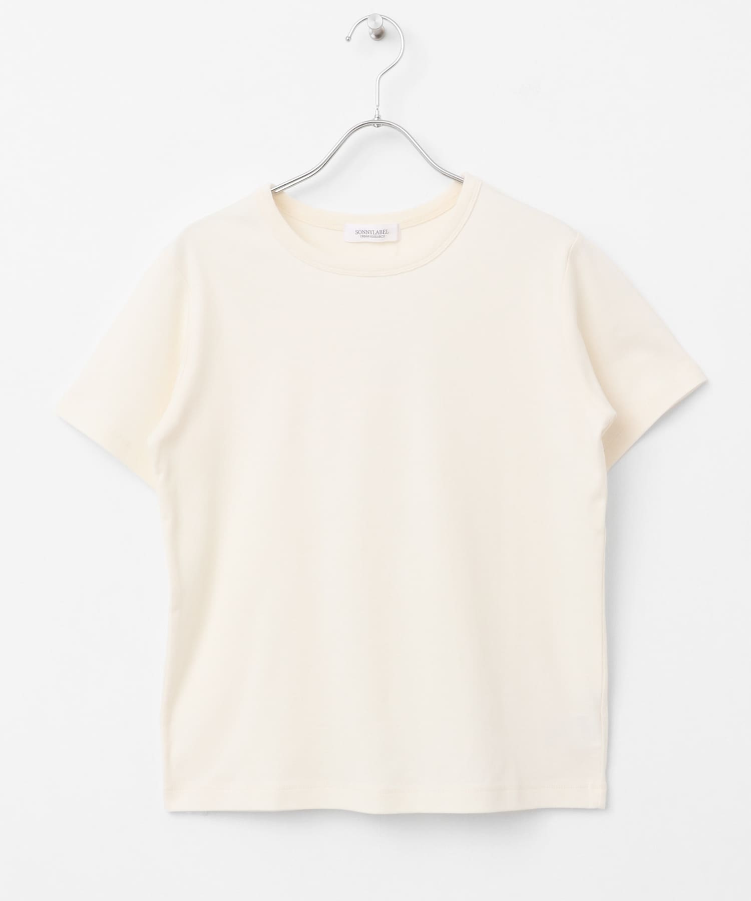 オーガニックコットンコンパクトスムースTシャツ オフ FREE