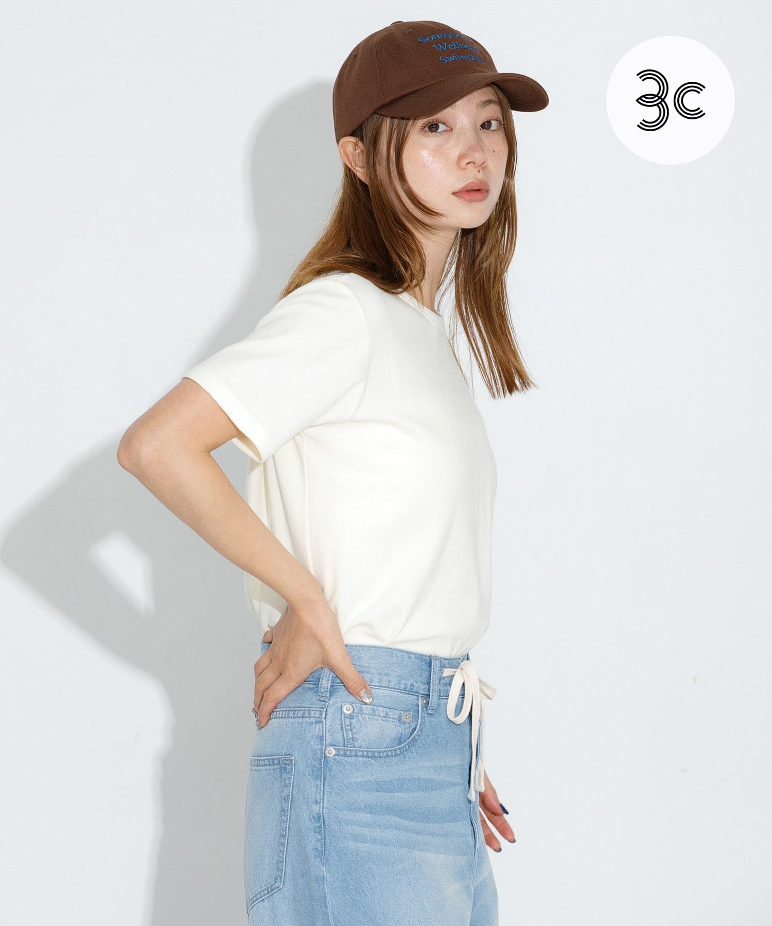 オーガニックコットンコンパクトスムースTシャツ