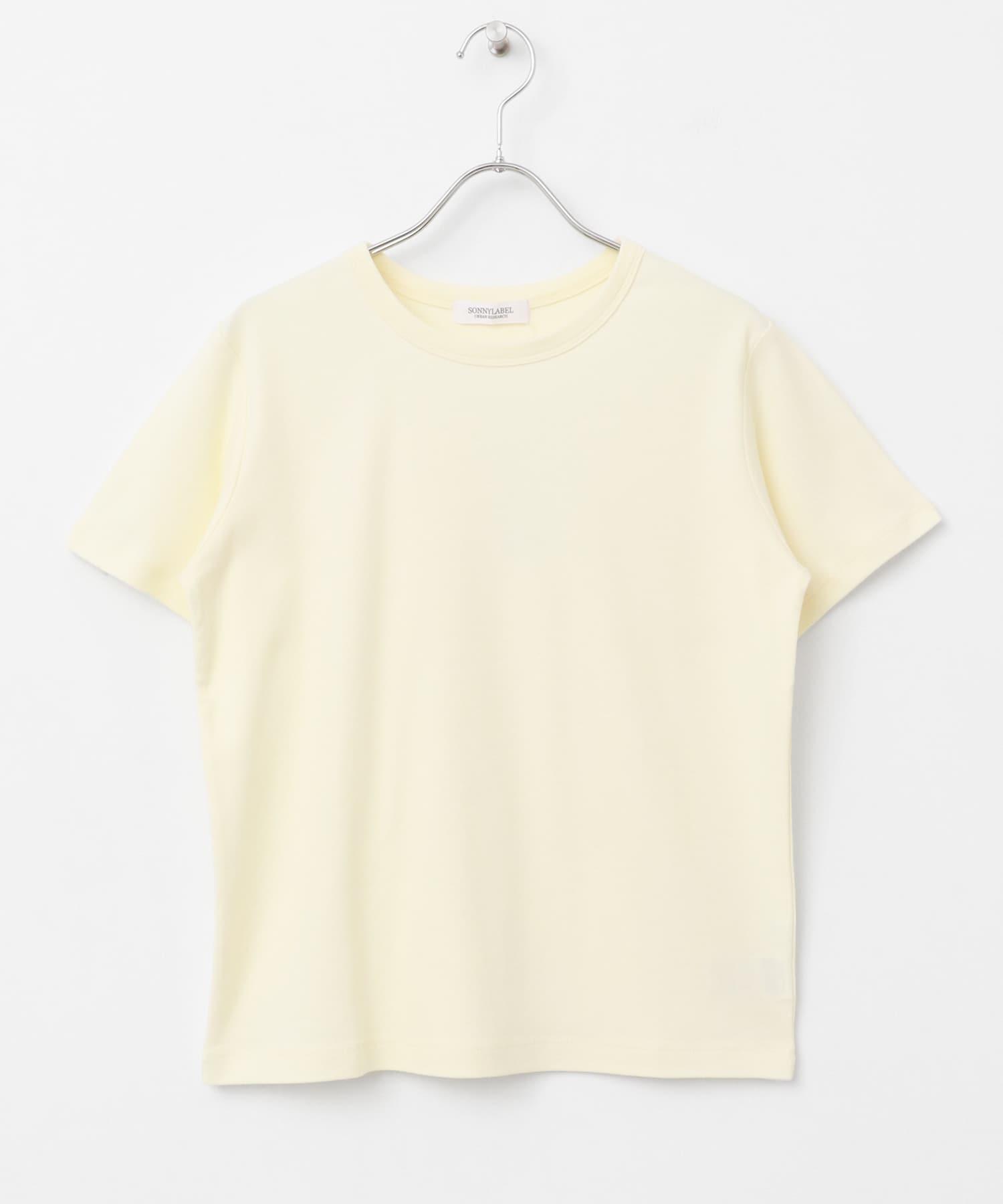 オーガニックコットンコンパクトスムースTシャツ レモン FREE