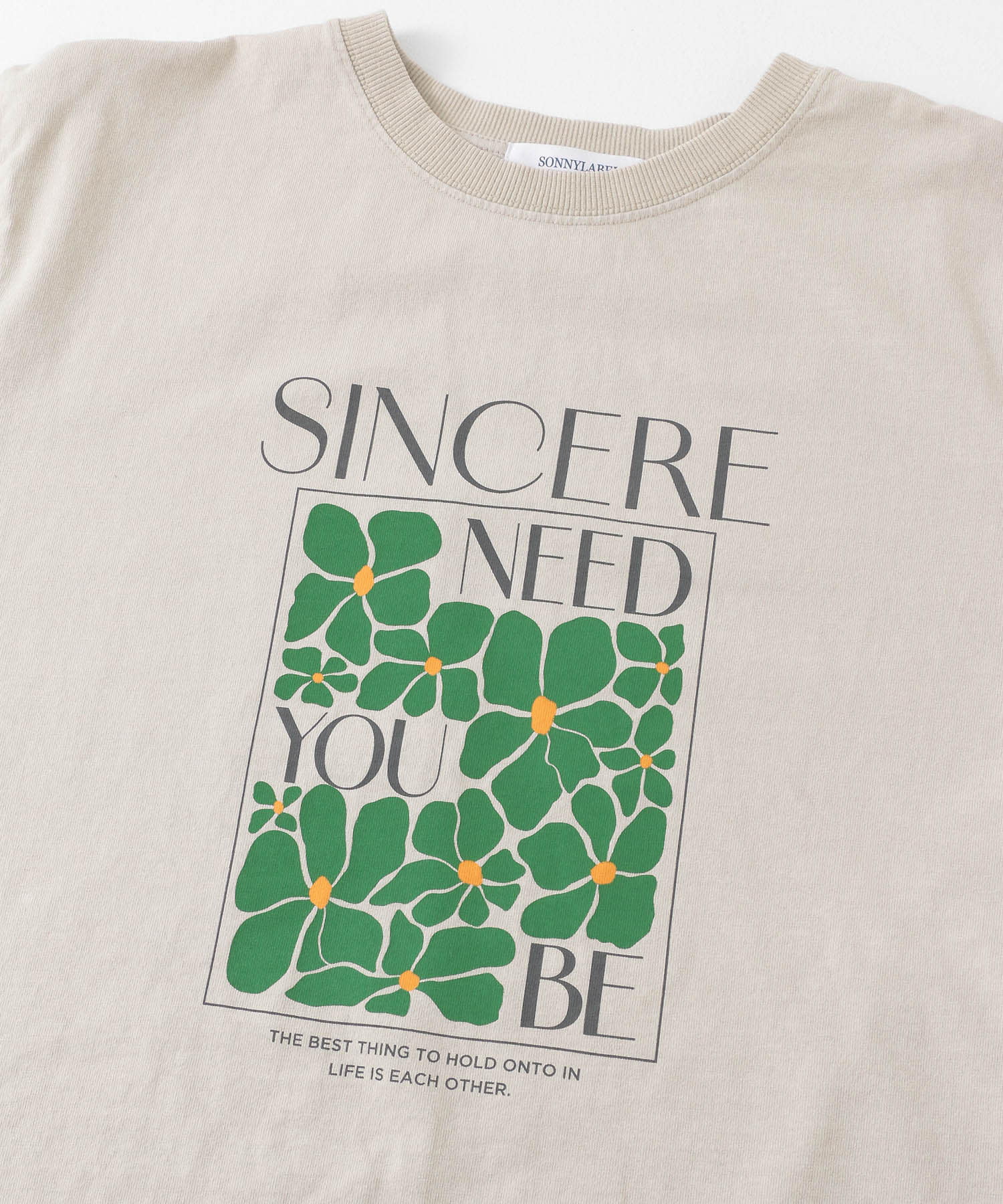 アートポスターグラフィックフォトTシャツ グレー FREE