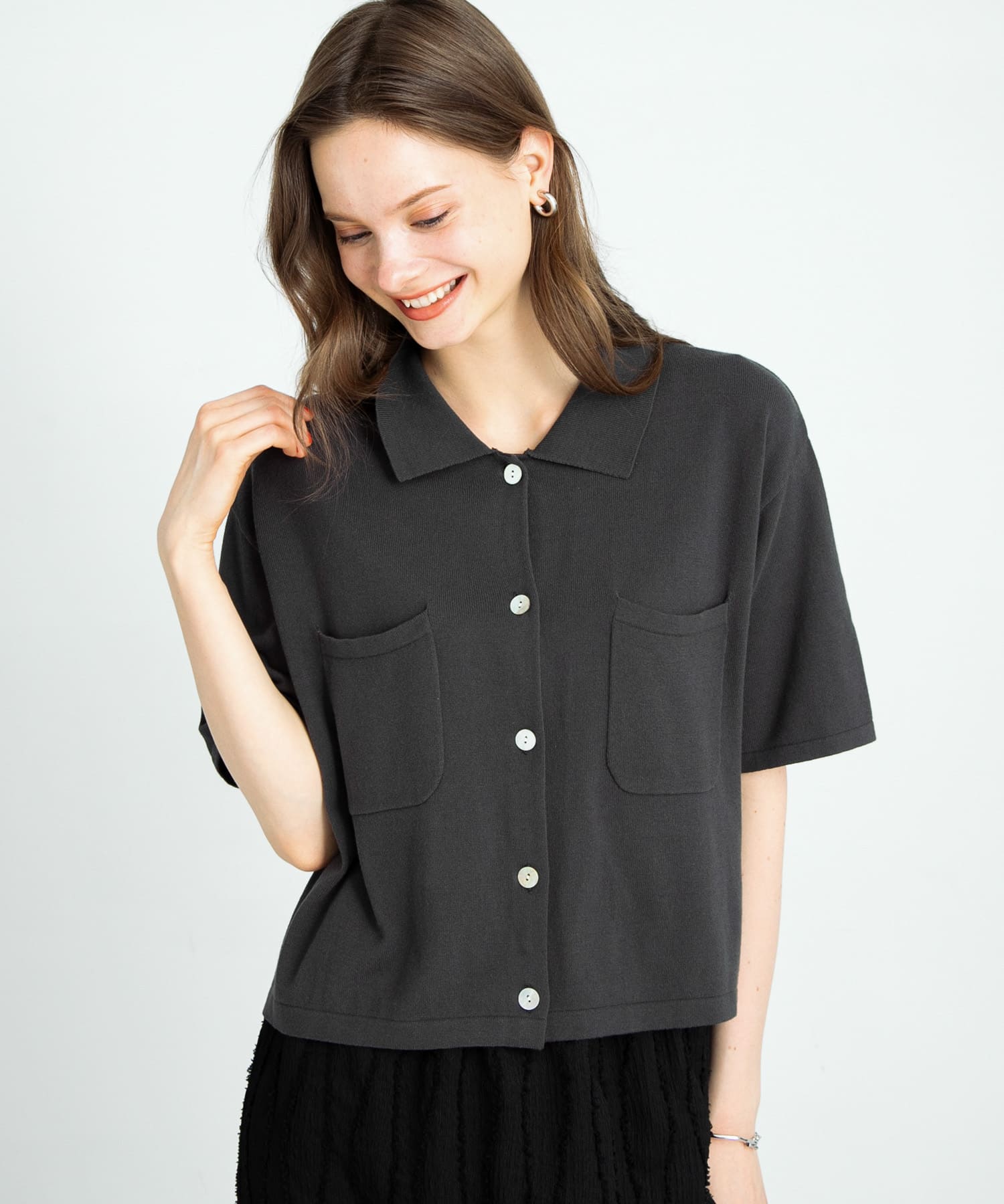 FANTASTICS　ニットシャツ 接触冷感)クールミストニットシャツ(FREE イエロー): トップス｜URBAN