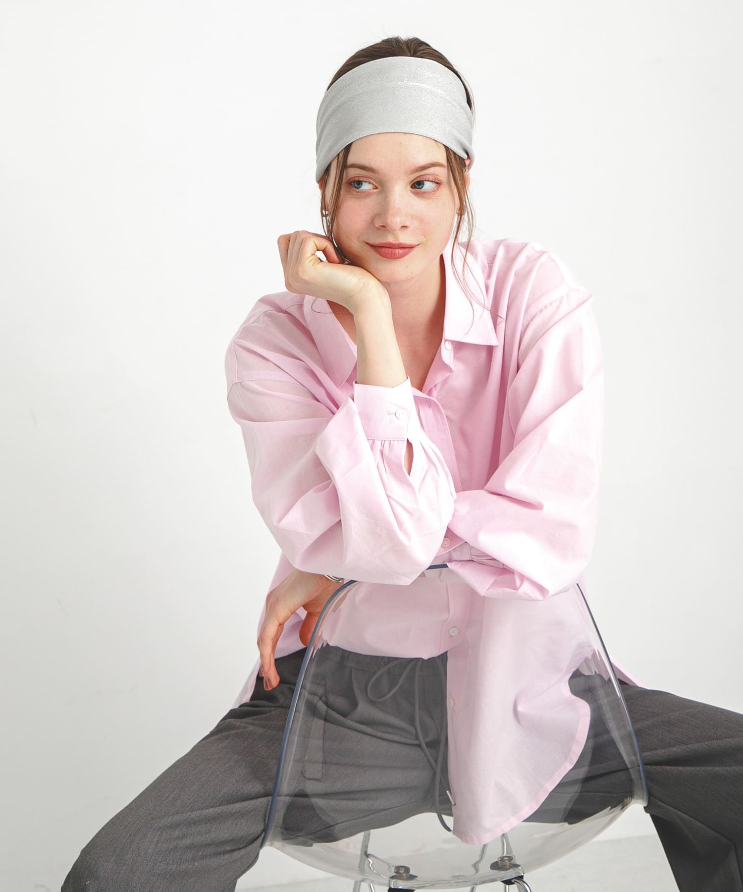 エアリーコットンアソートストライプシャツ