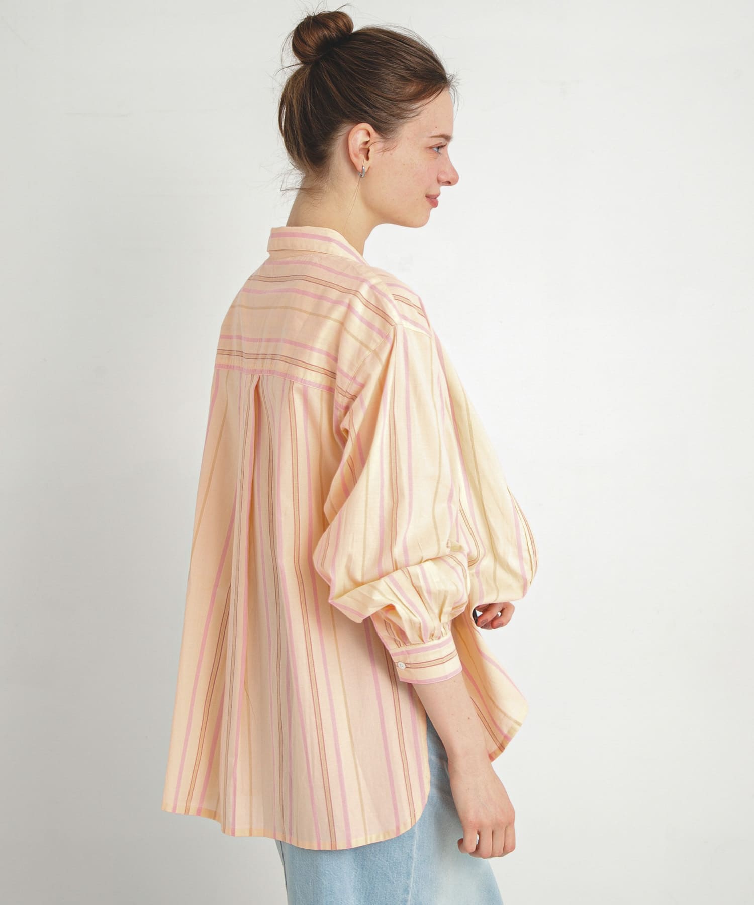 エアリーコットンアソートストライプシャツ