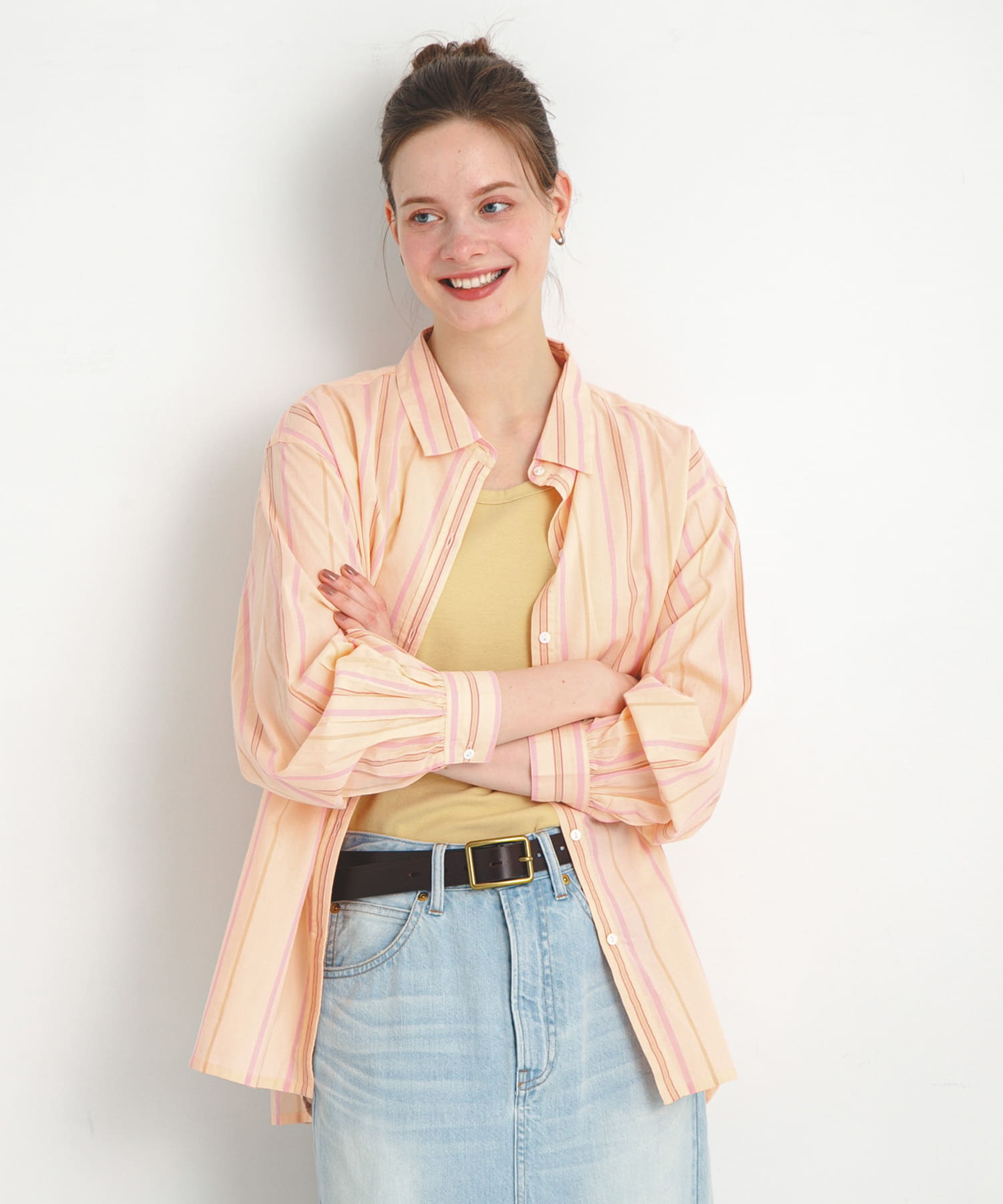 ピンクストライプ