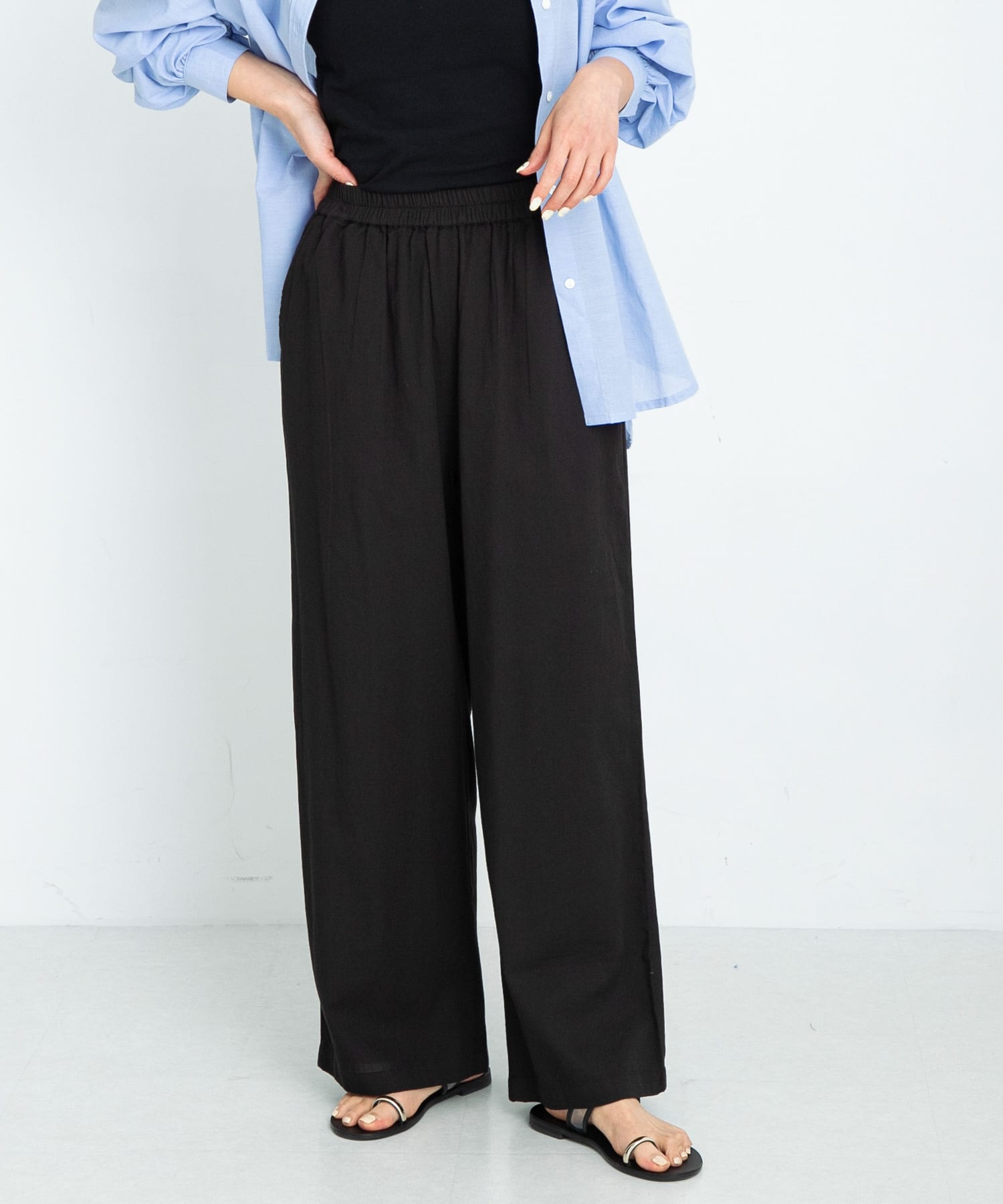 コットンイージーカラーパンツ