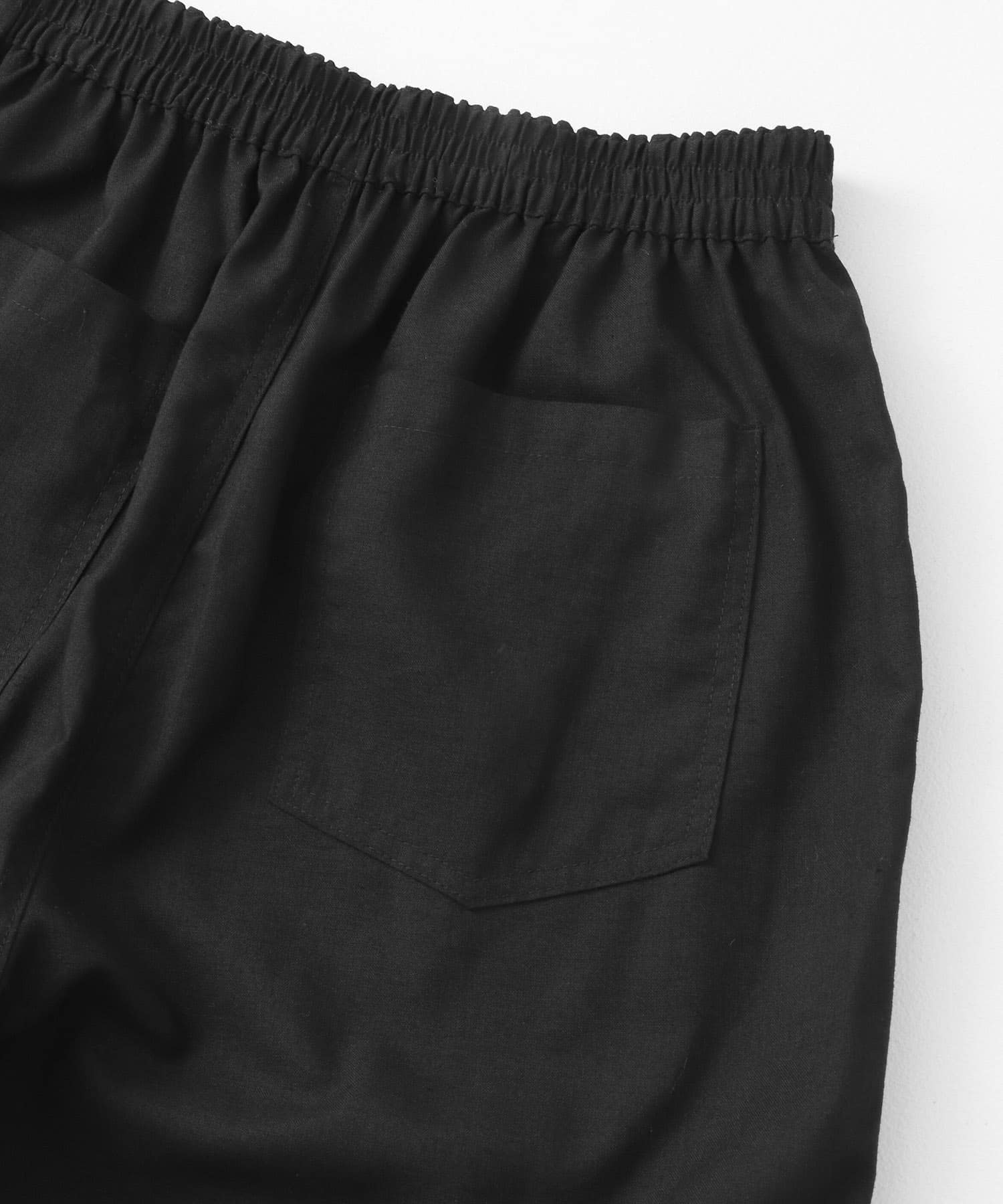 『UR TECH 高機能リネン』リネン混ベイカーイージーパンツ ブラック 36