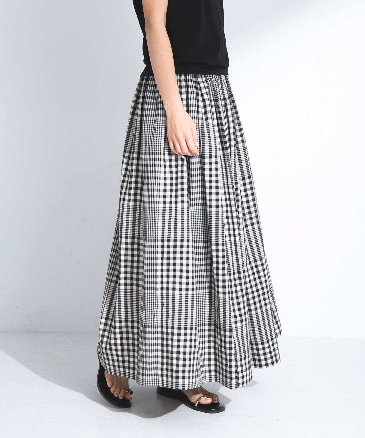 マルチギンガムチェックスカート