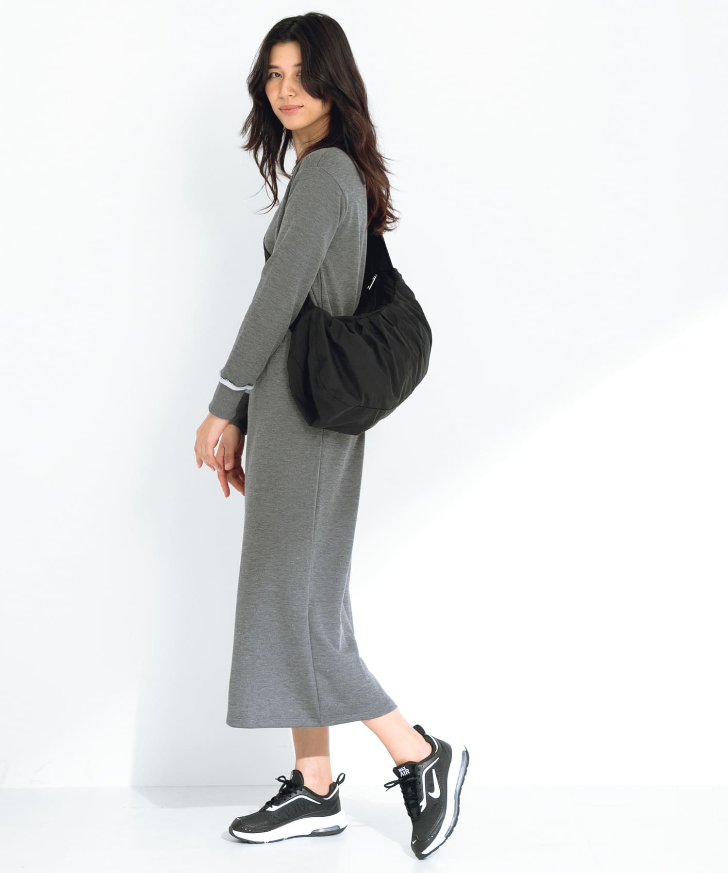 SLAB Sweat Comfort One-Piece(FREE チャコール): ワンピース｜URBAN