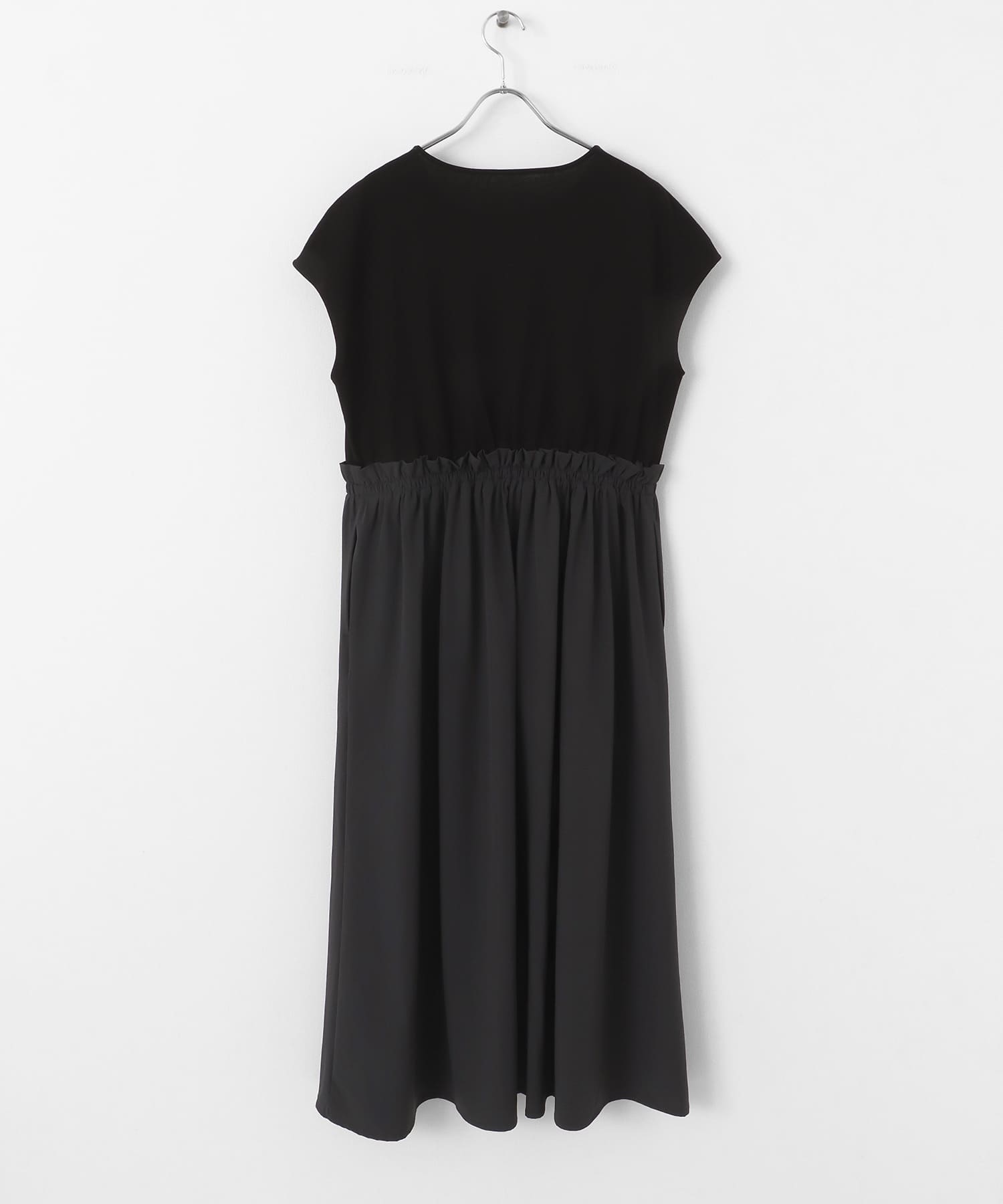 『吸水速乾/接触冷感』Breeze Fit ドッキングワンピース BLK×CHA FREE