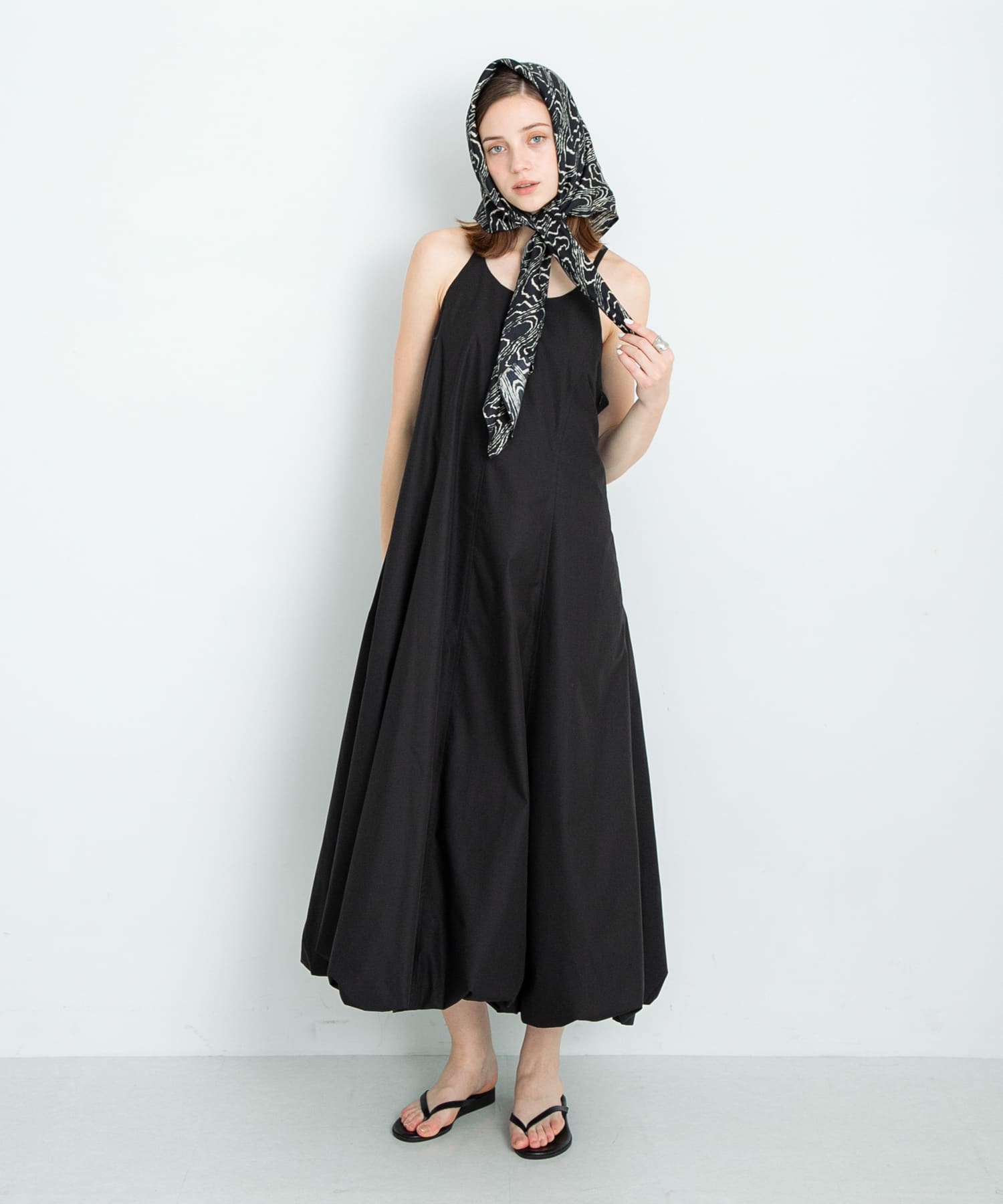 バルーンヘムキャミワンピース