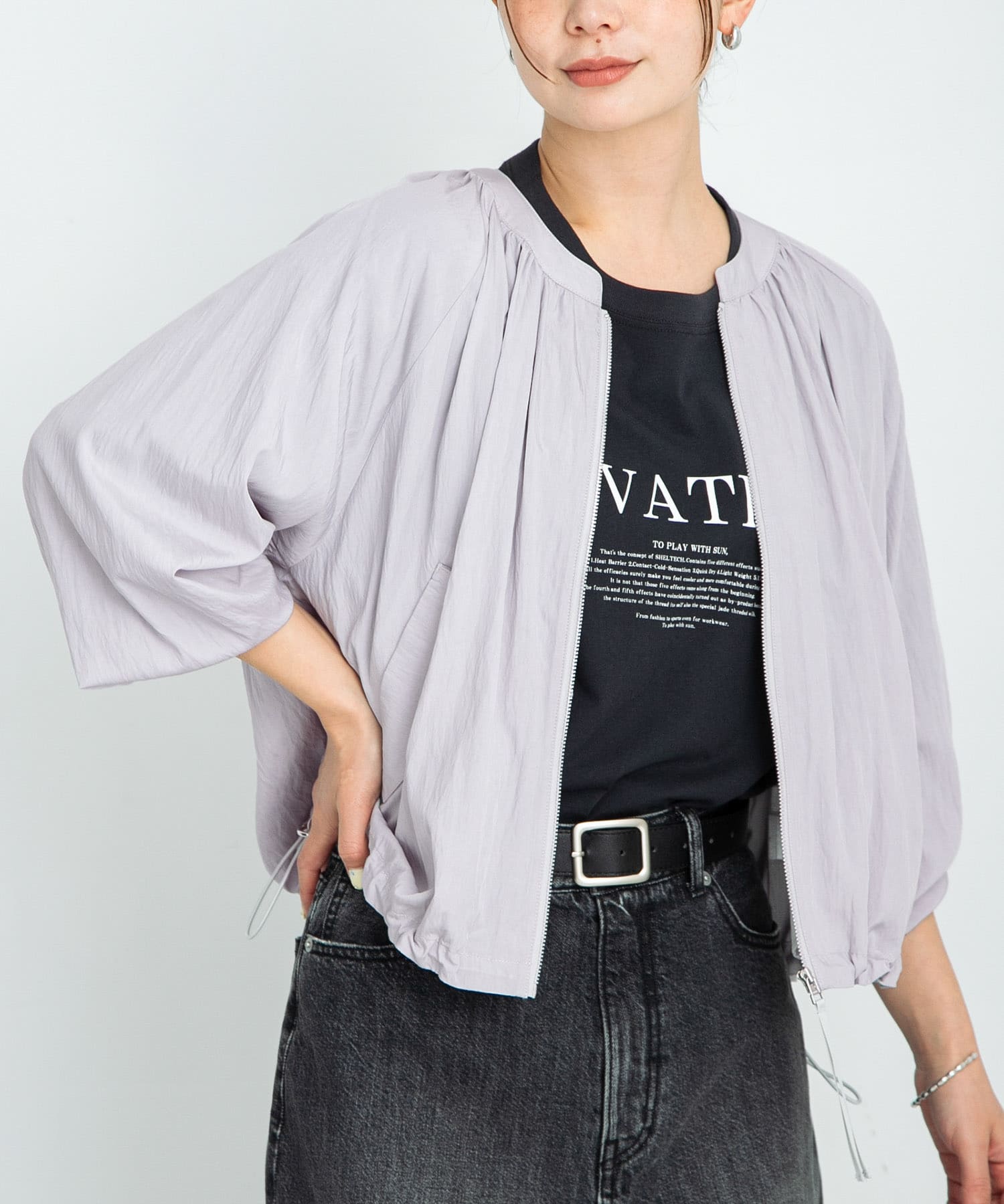 身長：166cm サイズ：FREE