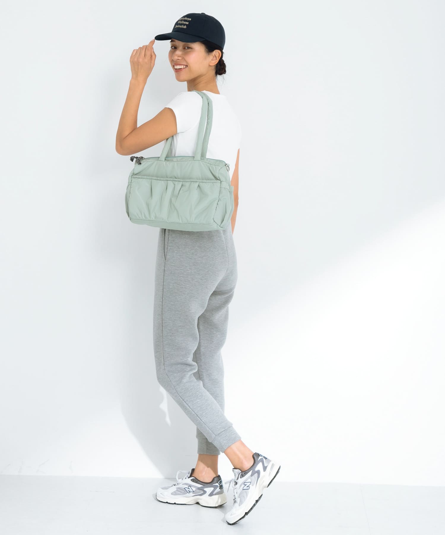 SLAB　2wayPuffBostonBag ミント one