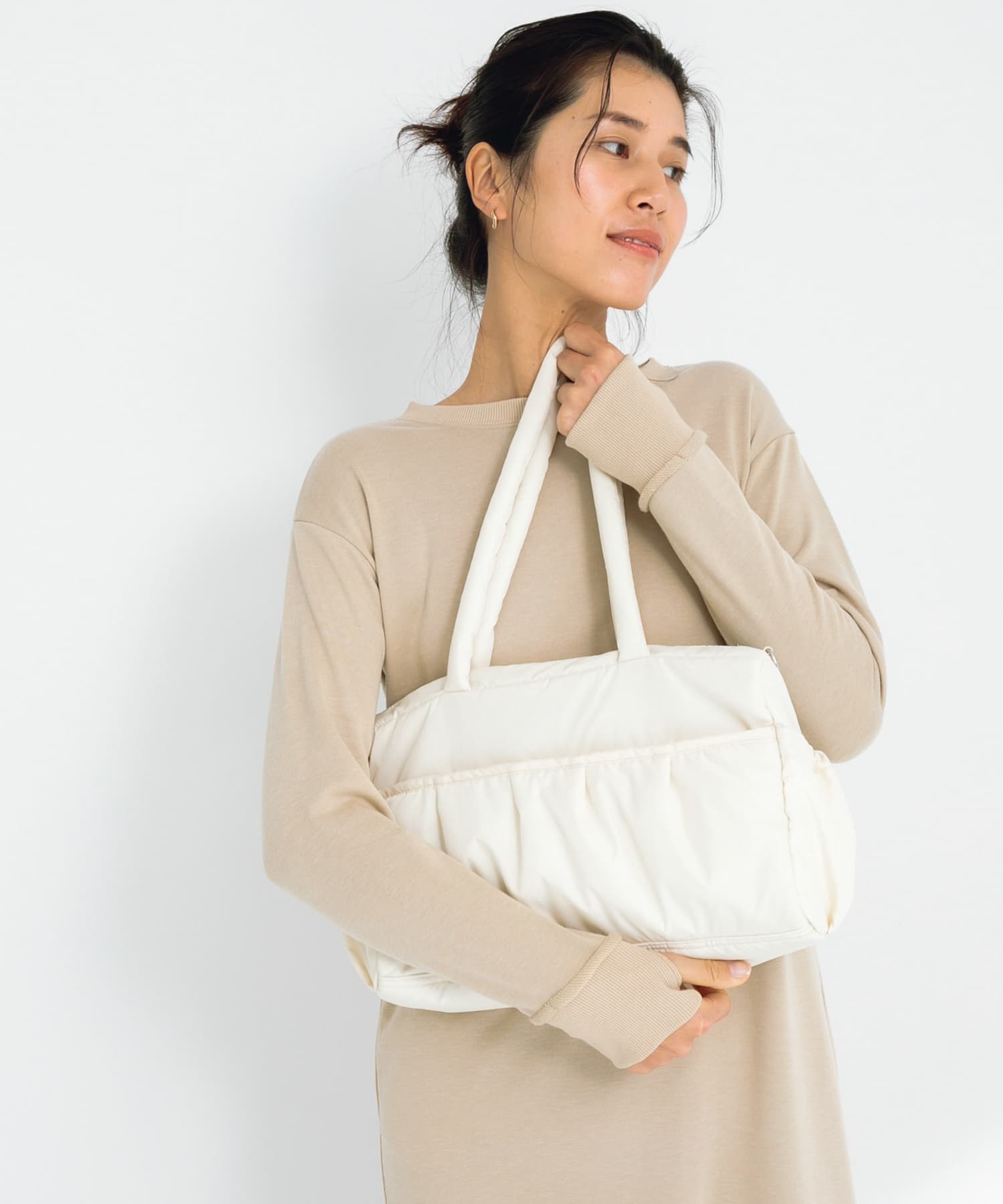 SLAB　2wayPuffBostonBag オフ one