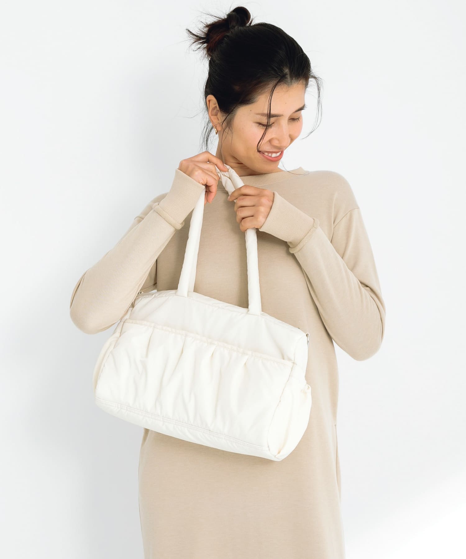 SLAB　2wayPuffBostonBag オフ one