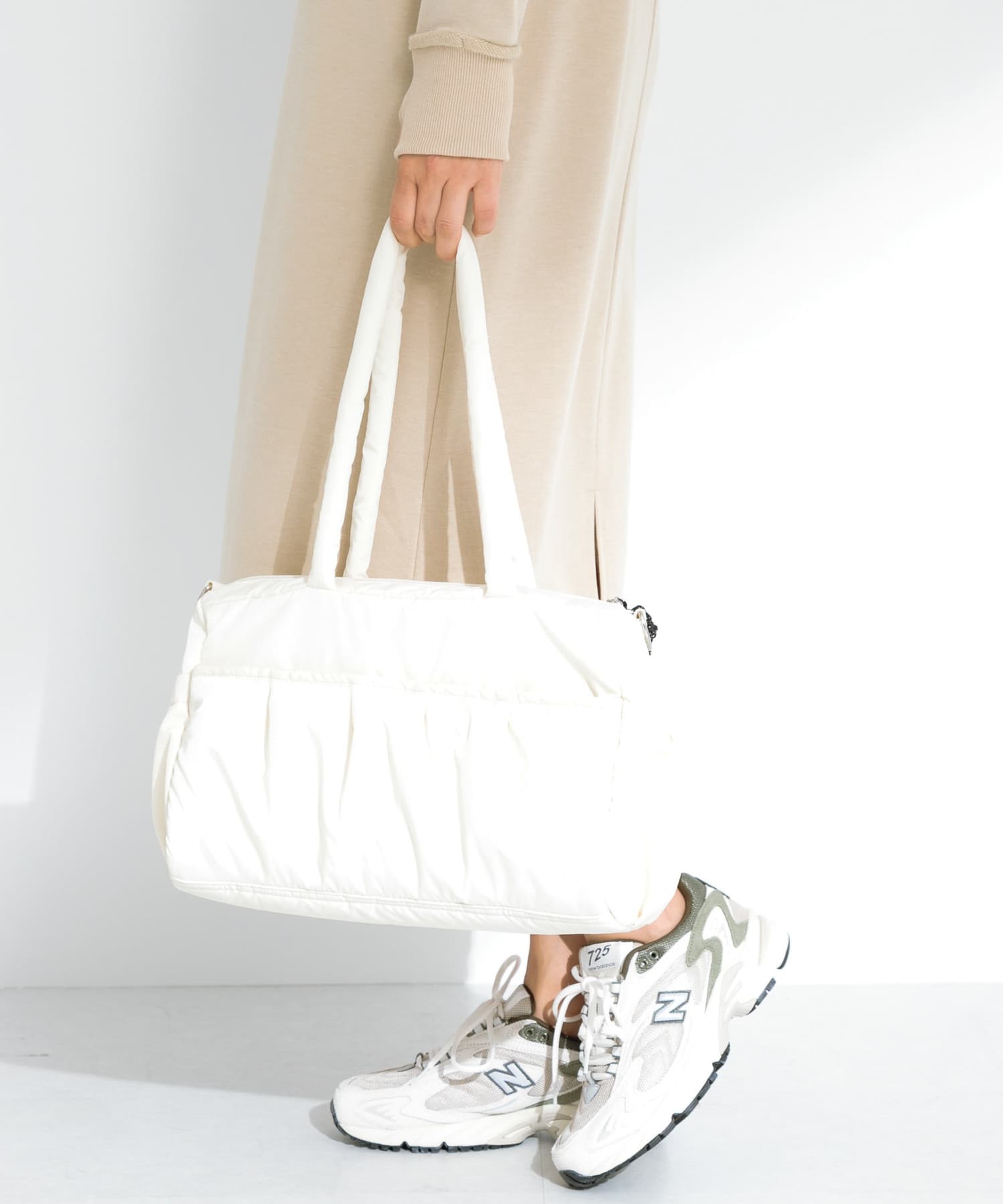 SLAB　2wayPuffBostonBag オフ one