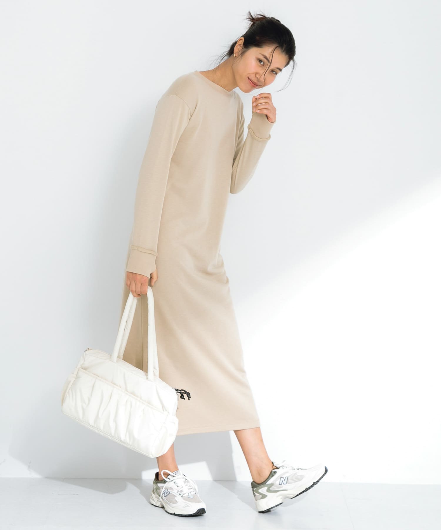 SLAB　2wayPuffBostonBag オフ one