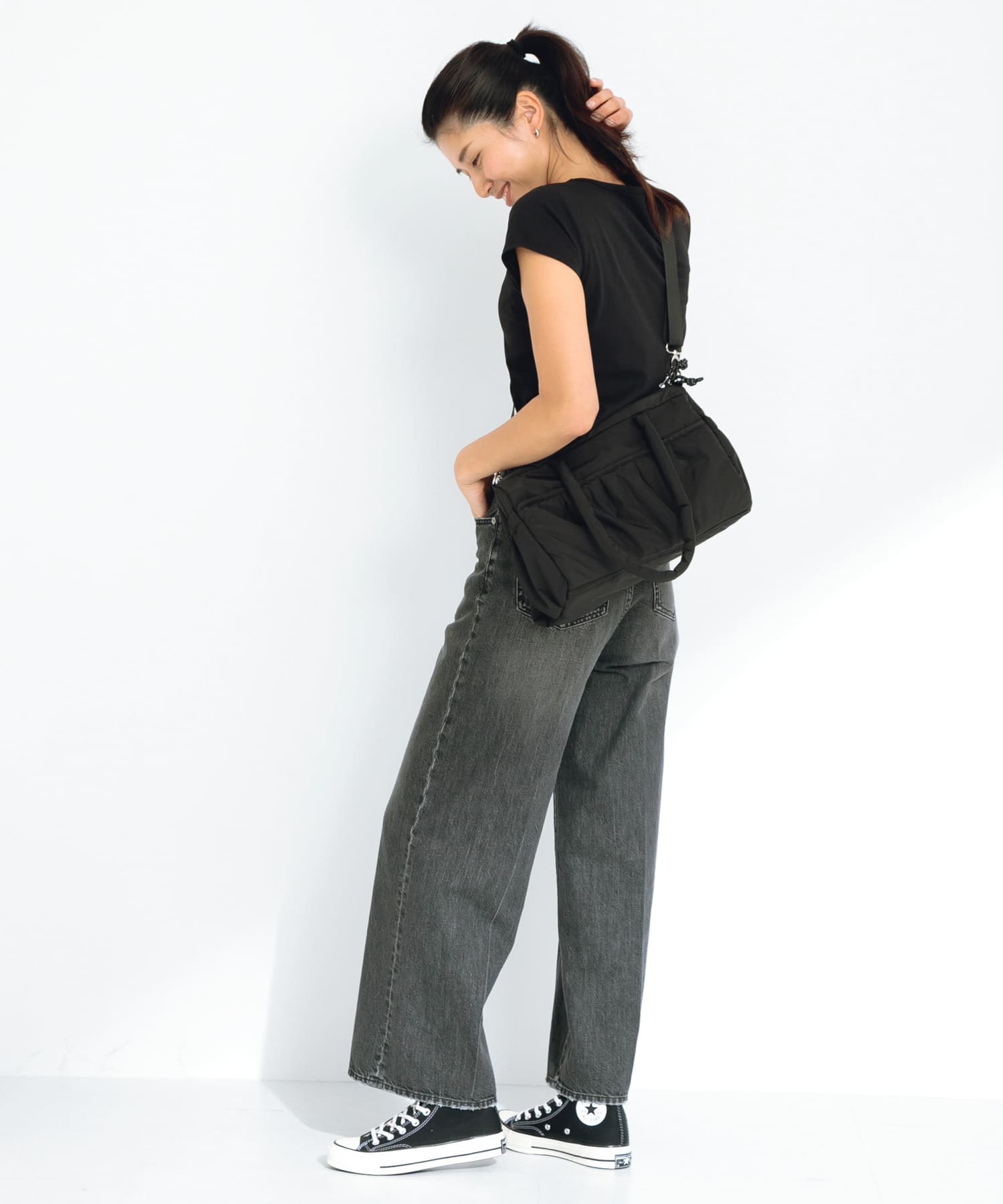 SLAB　2wayPuffBostonBag ブラック one