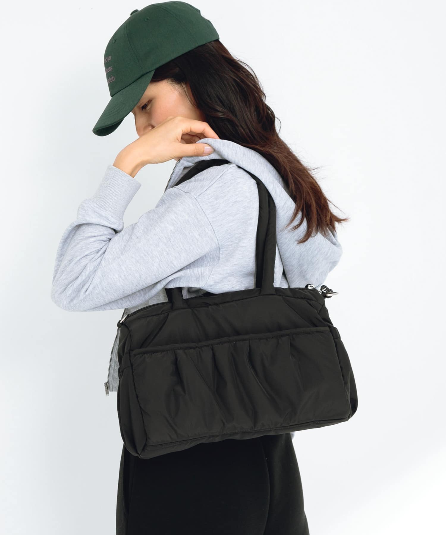 SLAB　2wayPuffBostonBag ブラック one