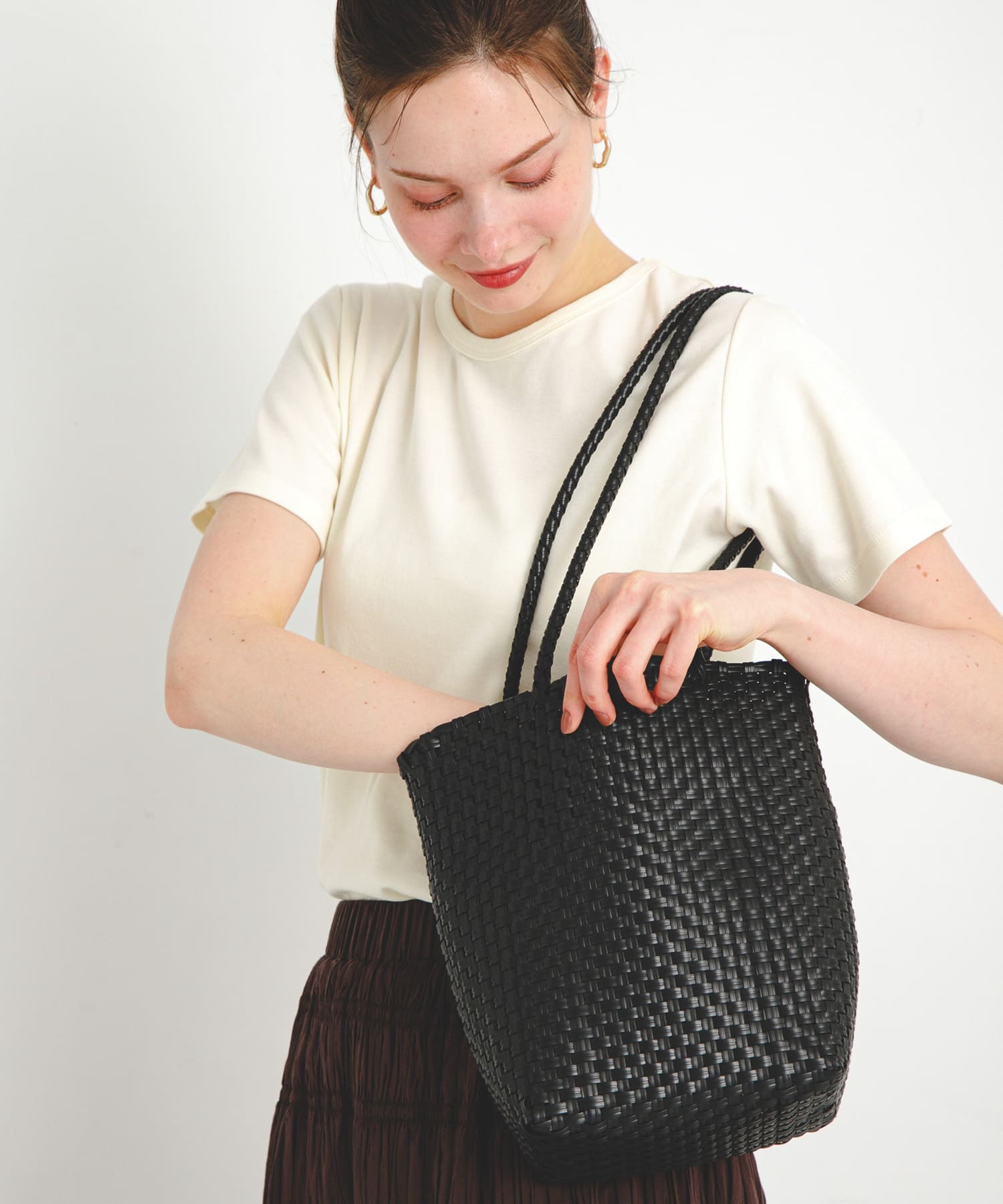 メルカドトートバッグ ブラック one