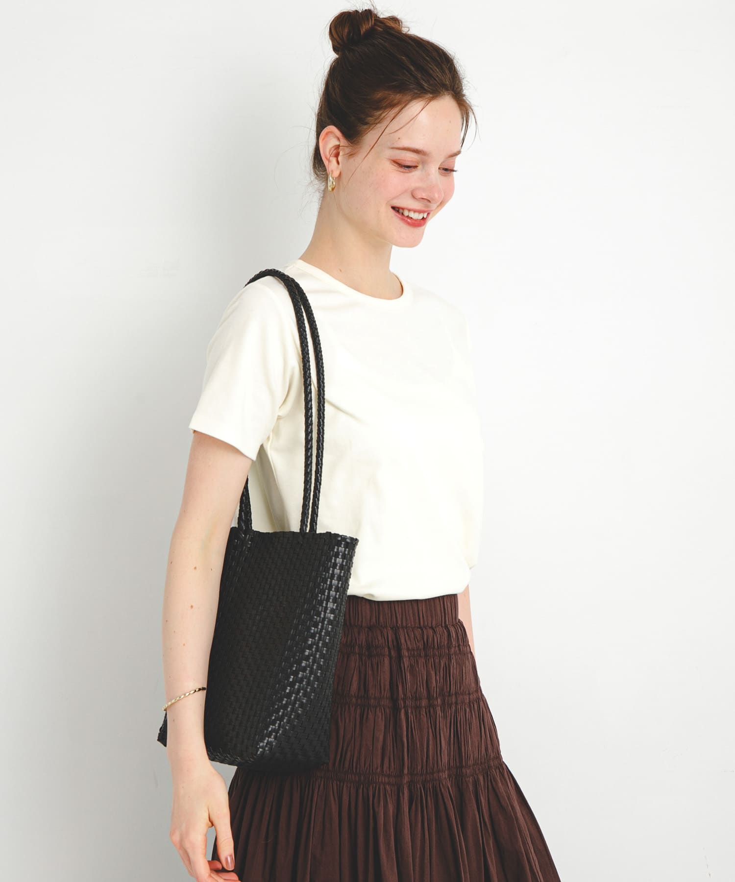 メルカドトートバッグ ブラック one