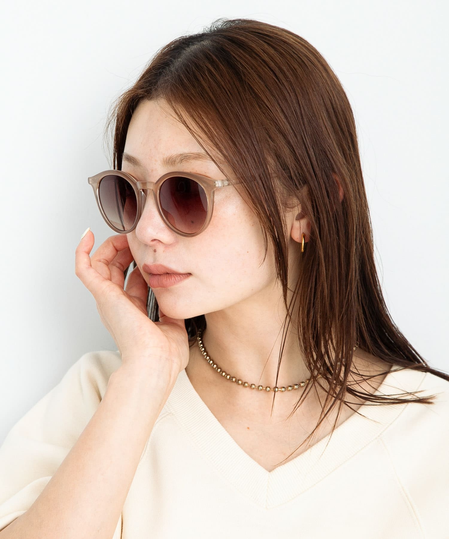 FEEL LIFE ボストンカラーサングラス