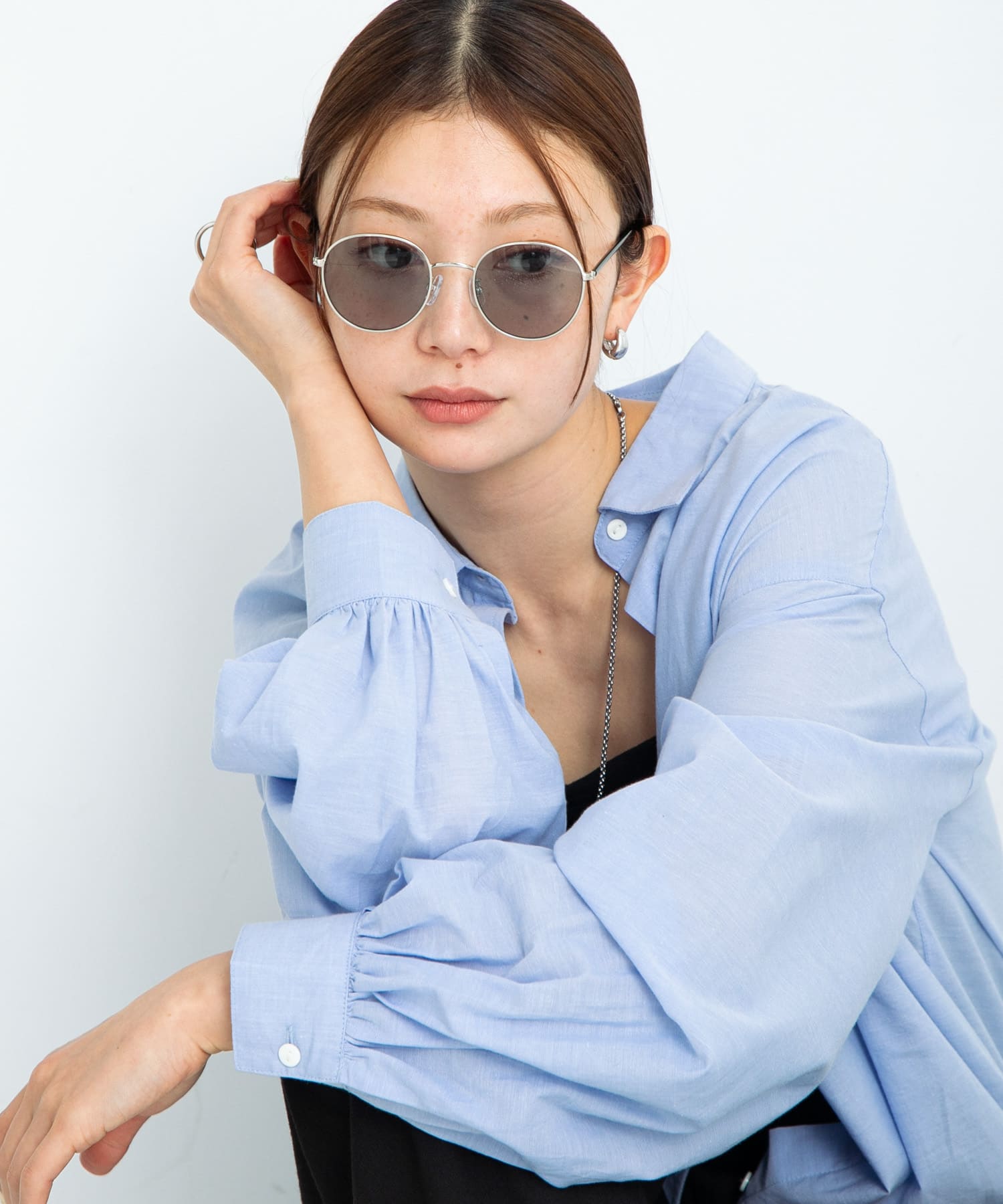 FEEL LIFE メタルフレームサングラス