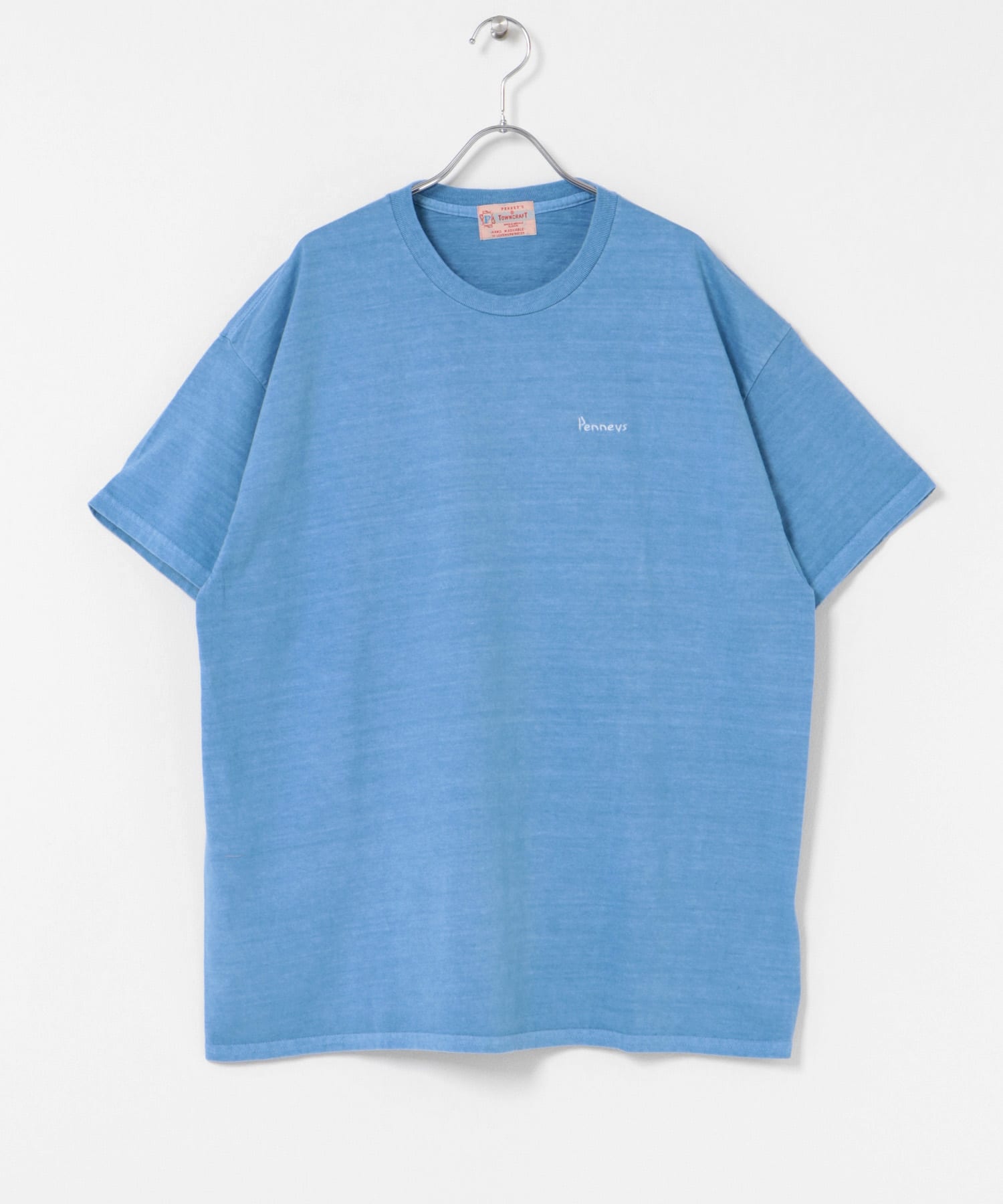 『別注』PENNEYS×Sonny Label　ピグメントショートスリーブTシャツ ブルー one