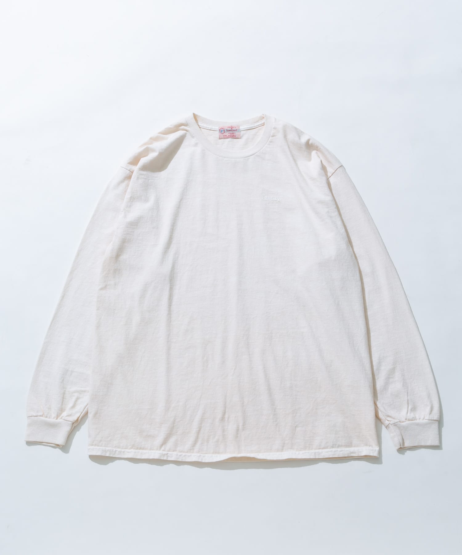『別注』PENNEYS×Sonny Label　ピグメントロングスリーブTシャツ オフ one