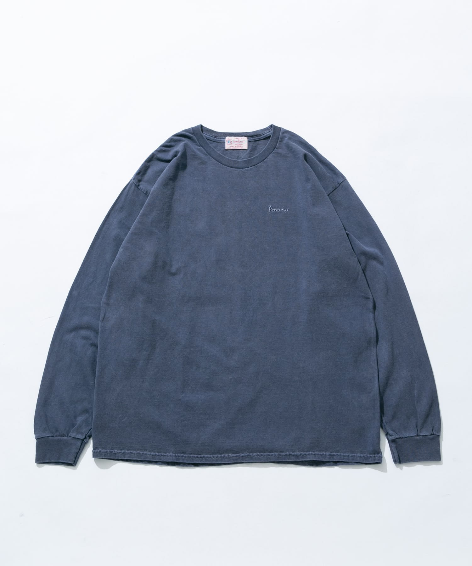 『別注』PENNEYS×Sonny Label　ピグメントロングスリーブTシャツ ネイビー one