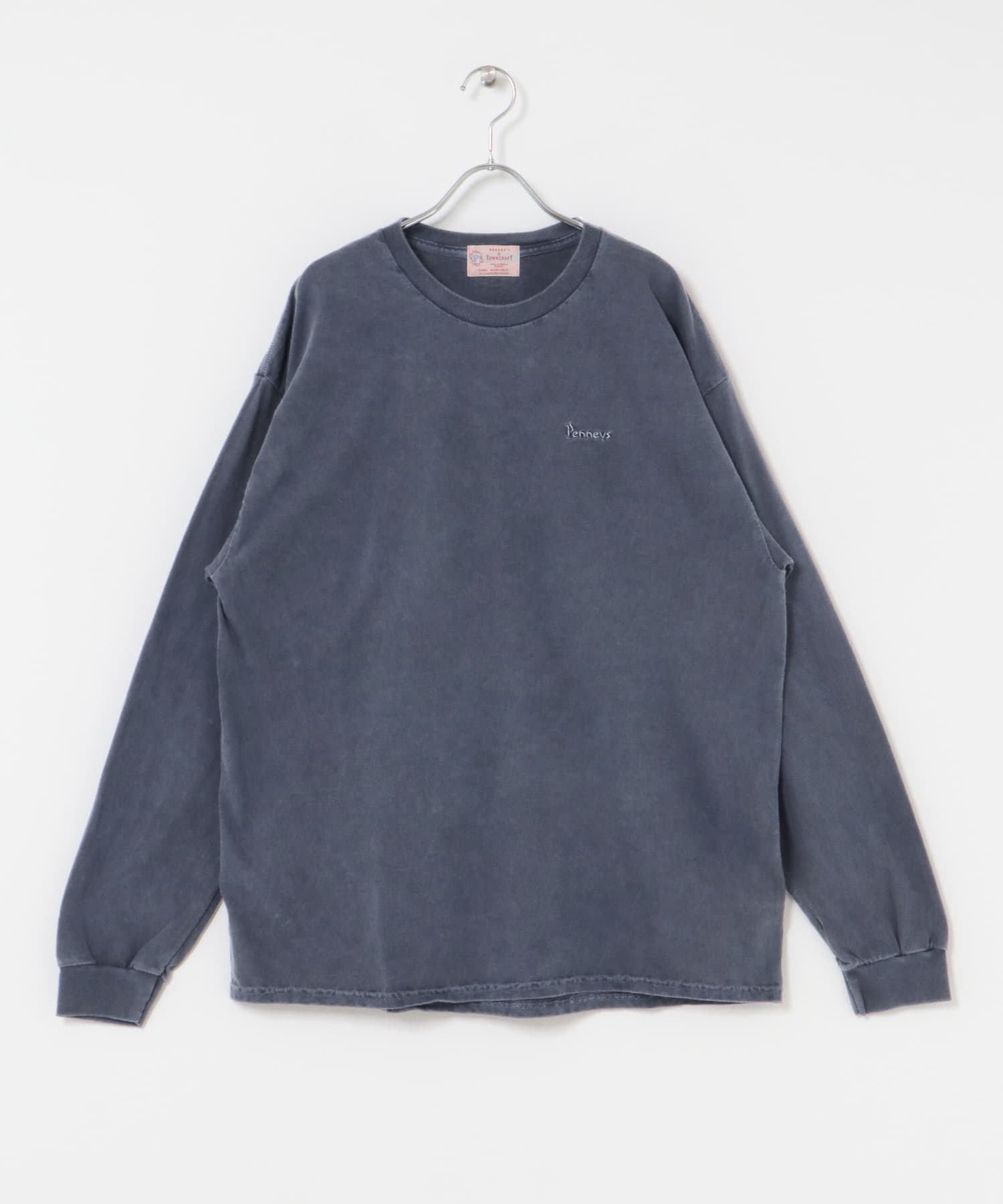『別注』PENNEYS×Sonny Label　ピグメントロングスリーブTシャツ ネイビー one