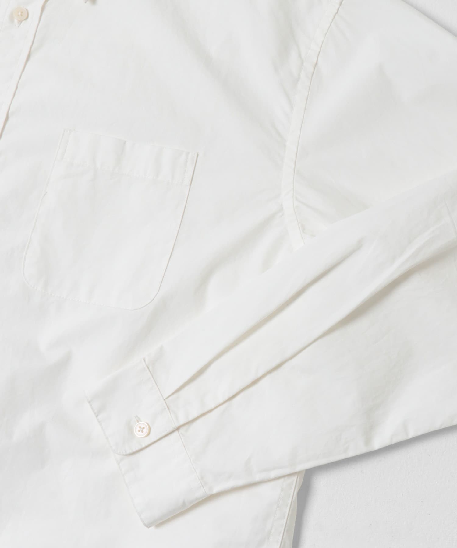 高密度タイプライターレギュラーシャツ ホワイト M