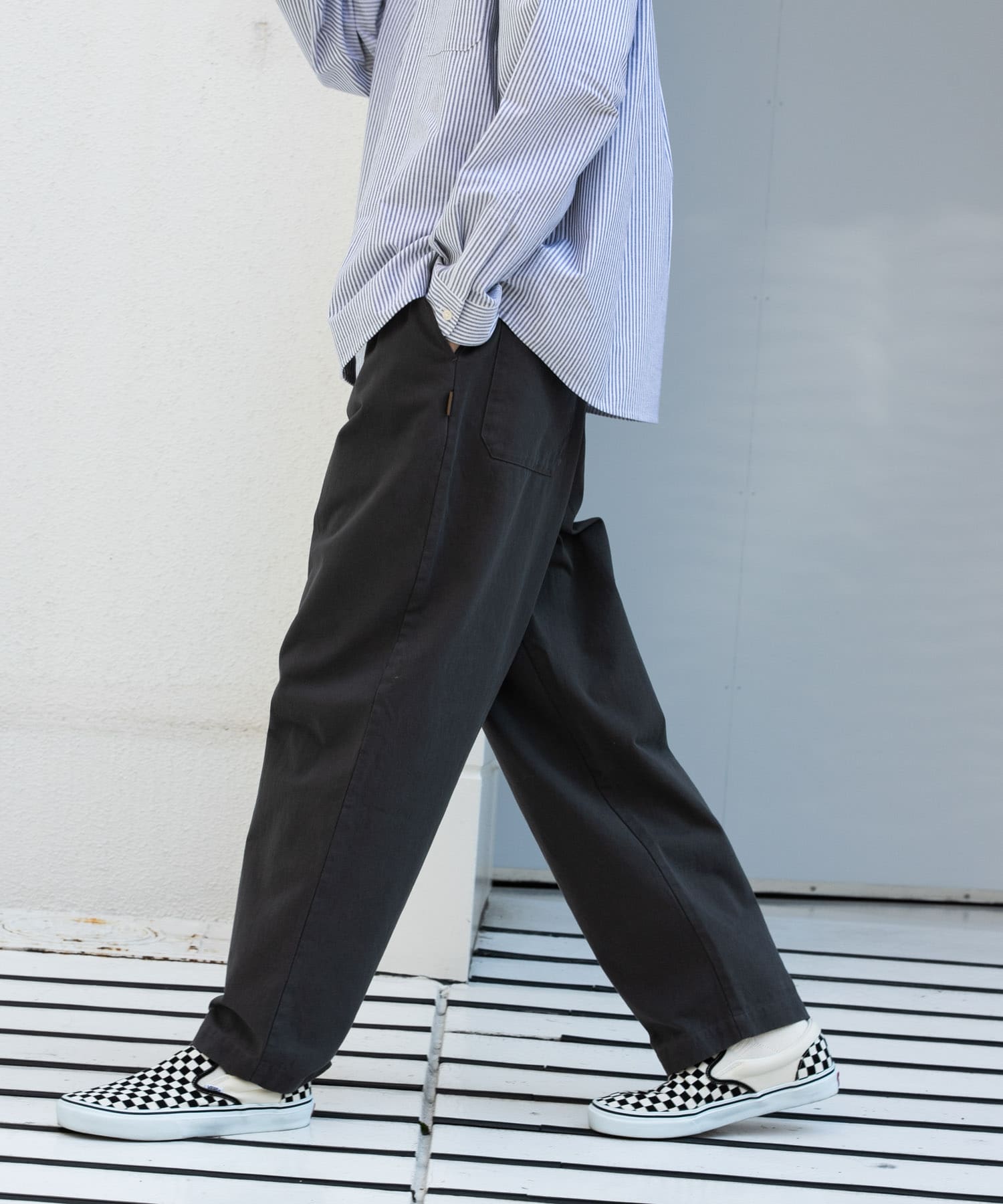 ベーシックワイドイージーチノパンツ