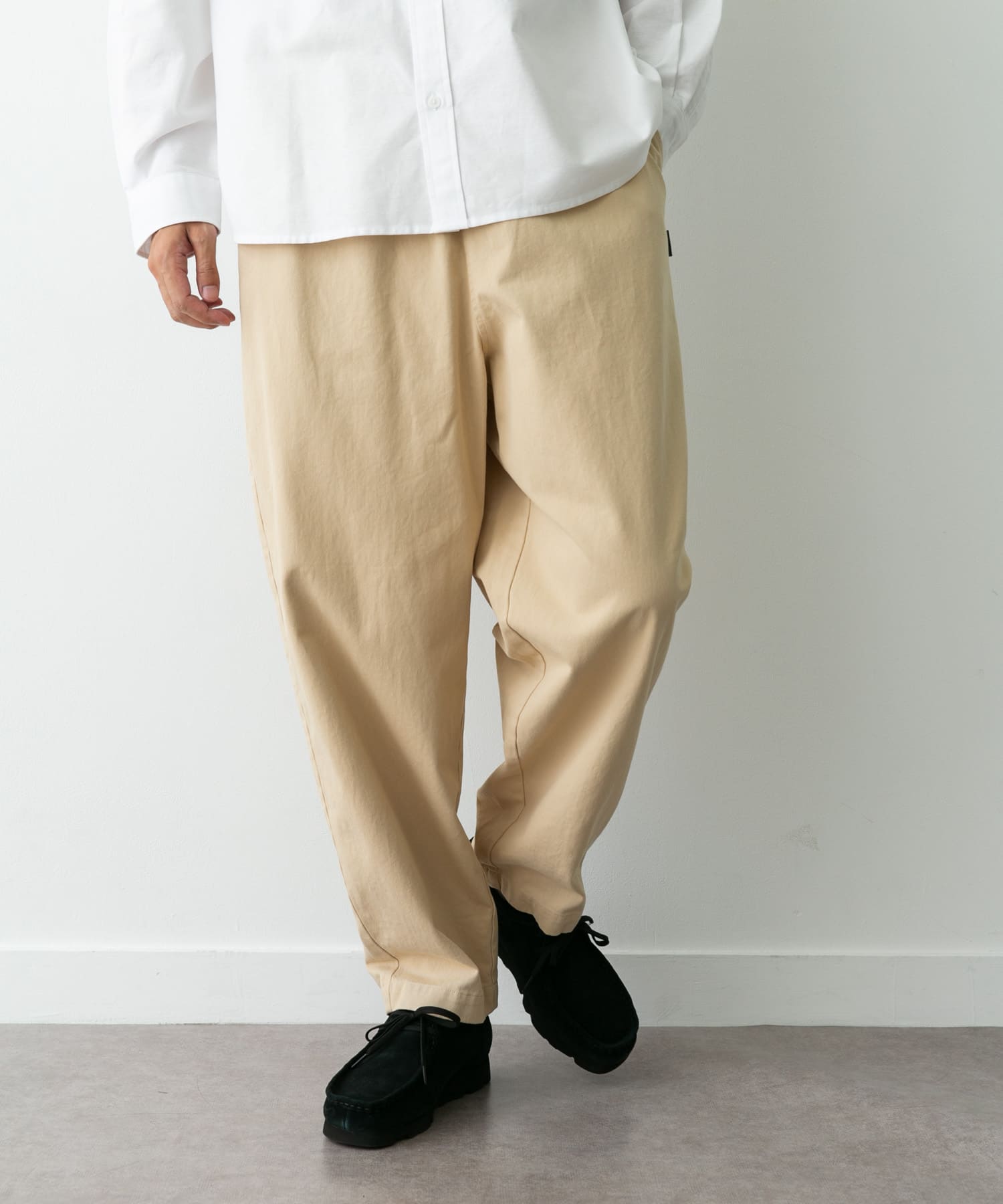 ベーシックワイドイージーチノパンツ