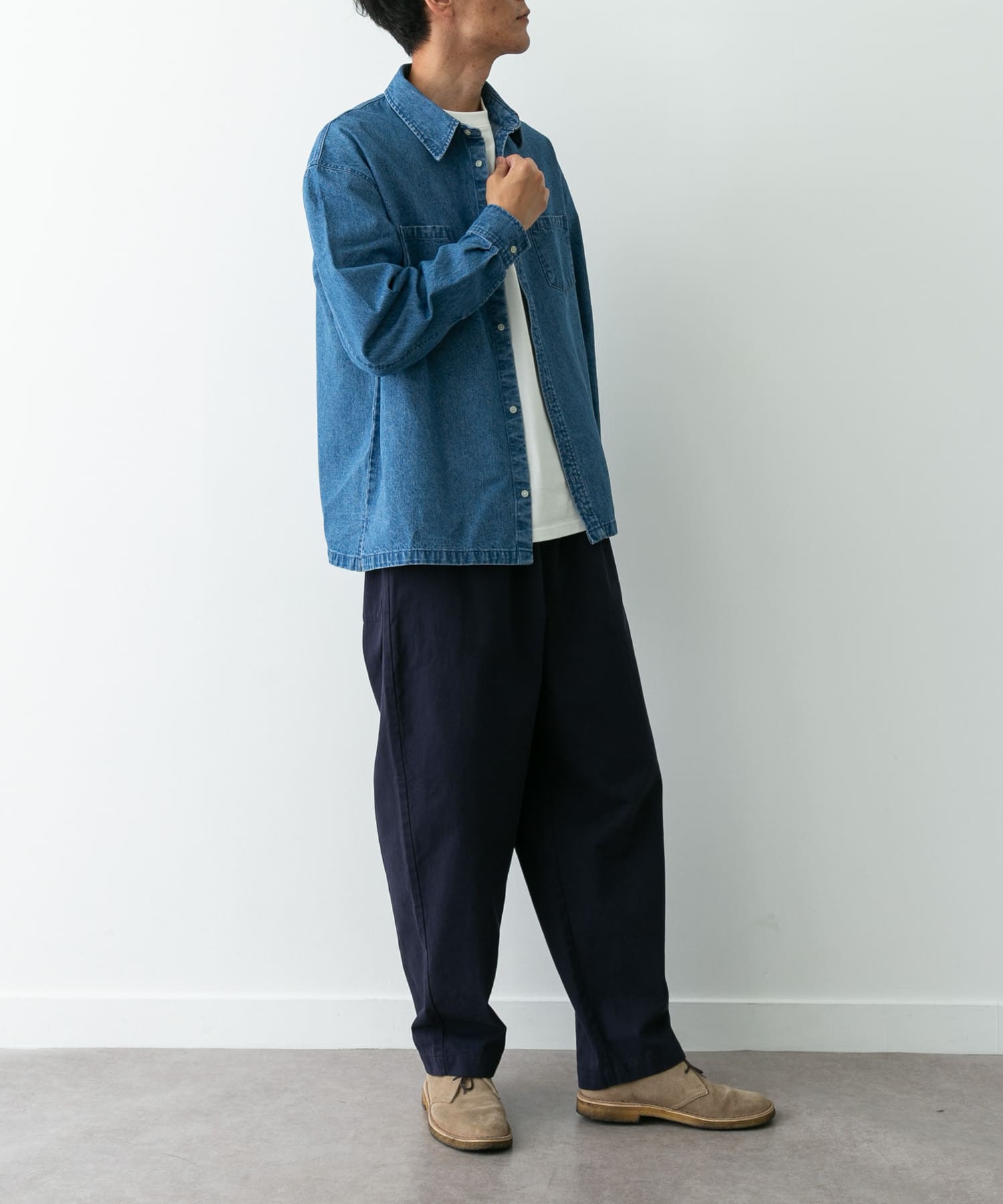 身長：185cm 体重：70kg サイズ：L
