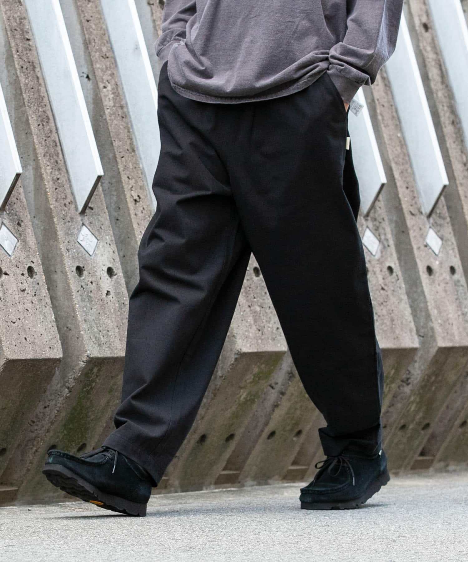 ベーシックワイドイージーチノパンツ