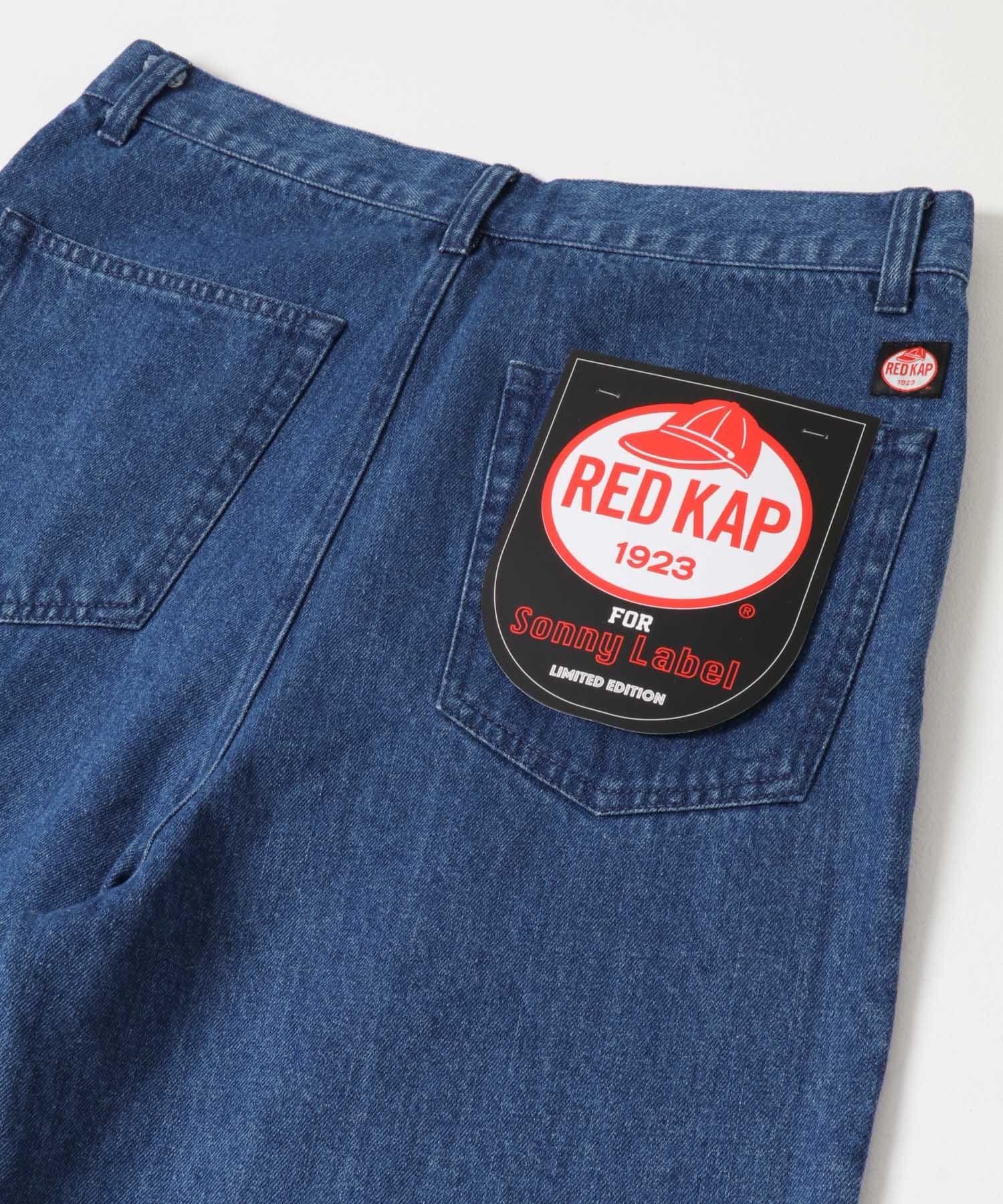 『別注』RED KAP×Sonny Label　ワイドタックデニム インディゴ S