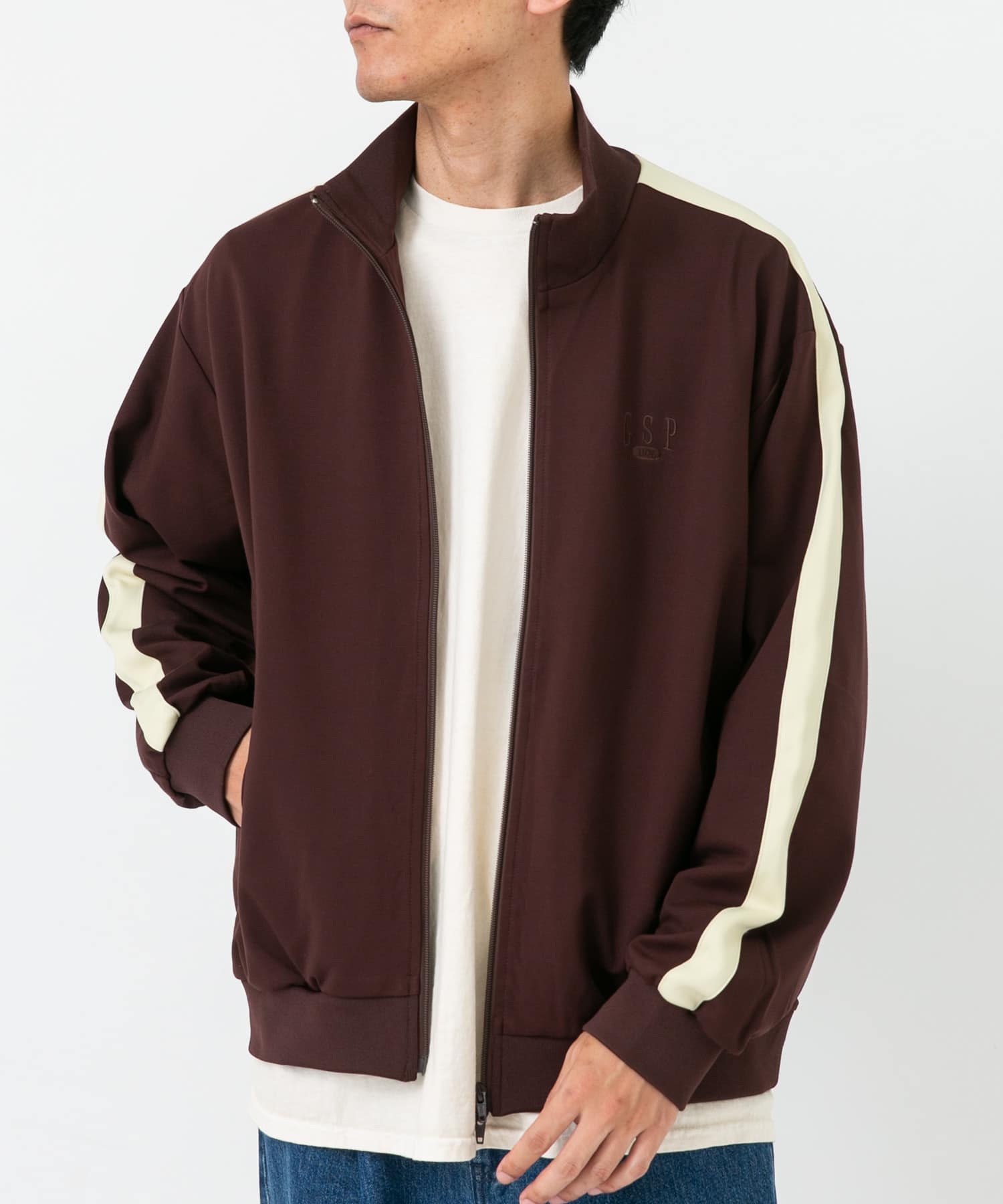 GEM SPORTSWEAR ジャージートラックジャケット(M ネイビー): アウター